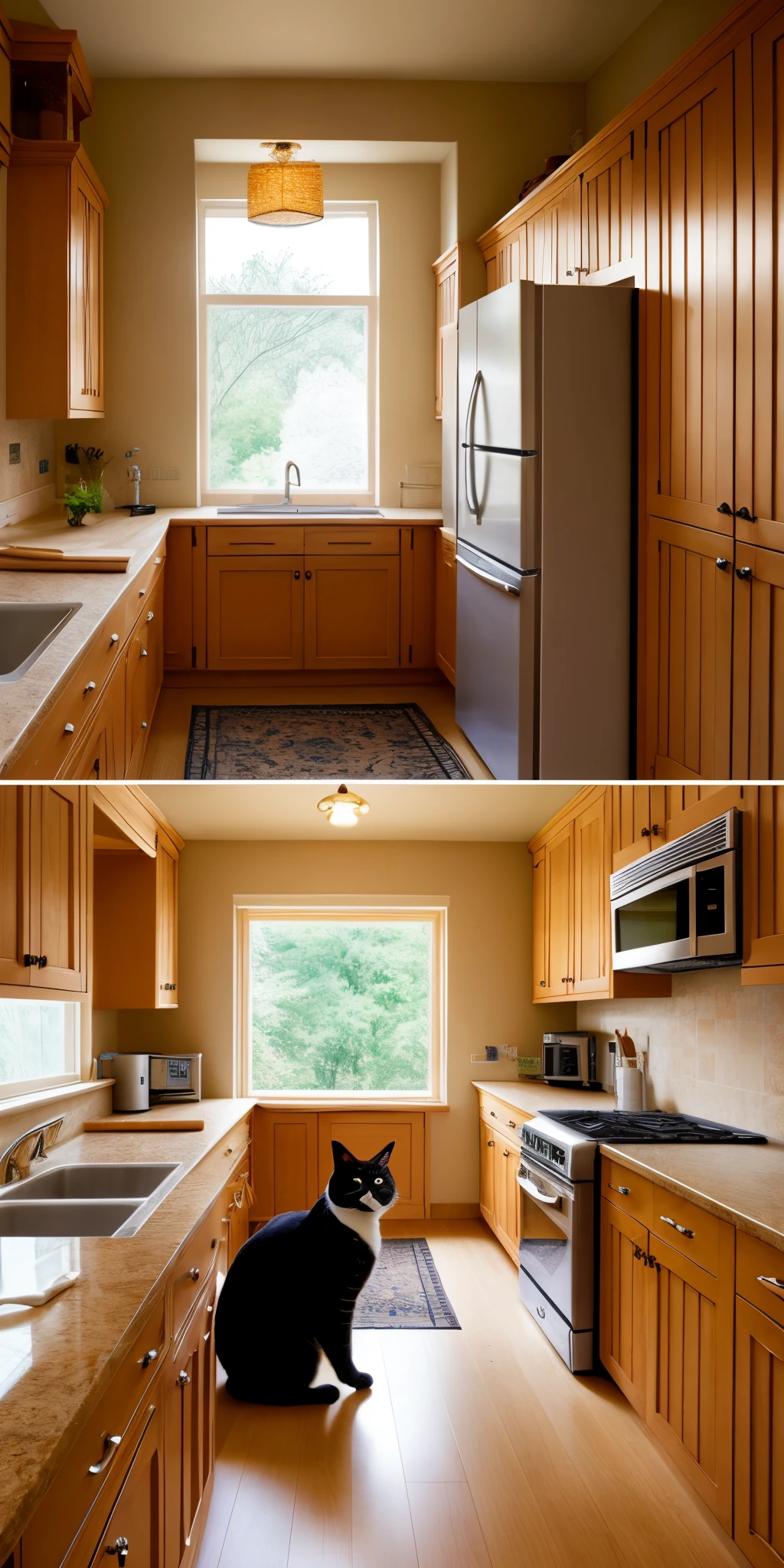 Cat nature authoritative exquisite kitchen