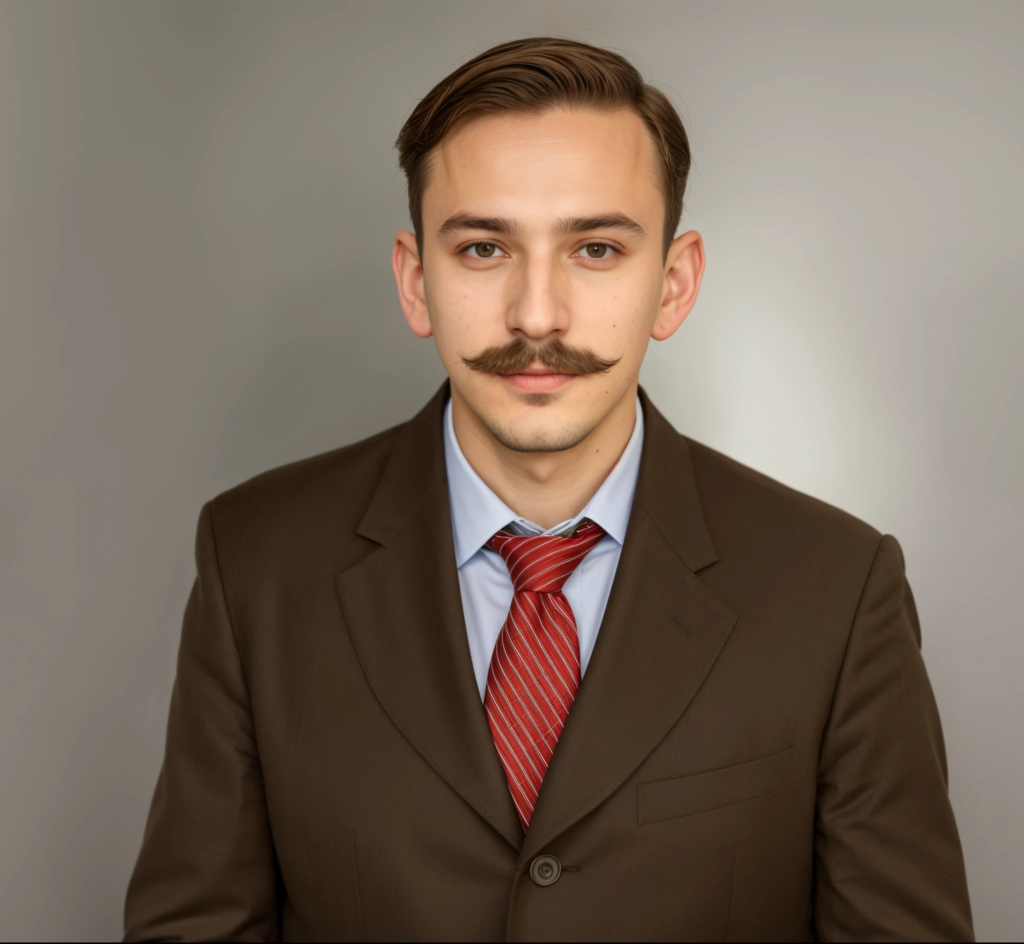 There's a man with a mustache and suit and tie, Ivan Aivakovsky, foto de perfil profissional, Nikolay Georgiev, Andrei Ryabovichev, Yaroslav Tokar, Pavel Shvedov, com bigode, imagem profissional, Radoslav Svrzikapa, Daniil Kudriavtsev, Bogdan Rezunenko