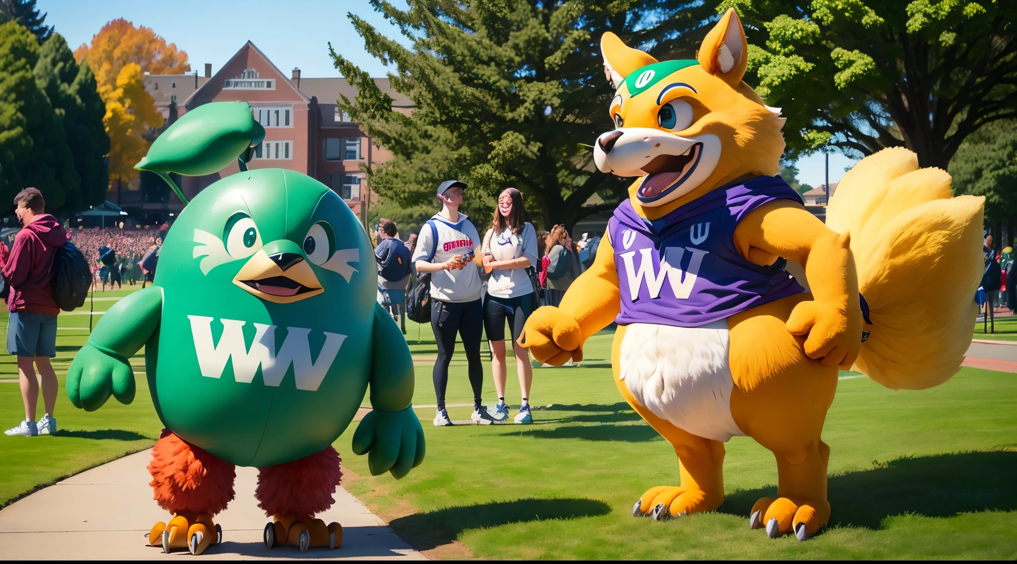 University of washington mascot university of oregon mascot