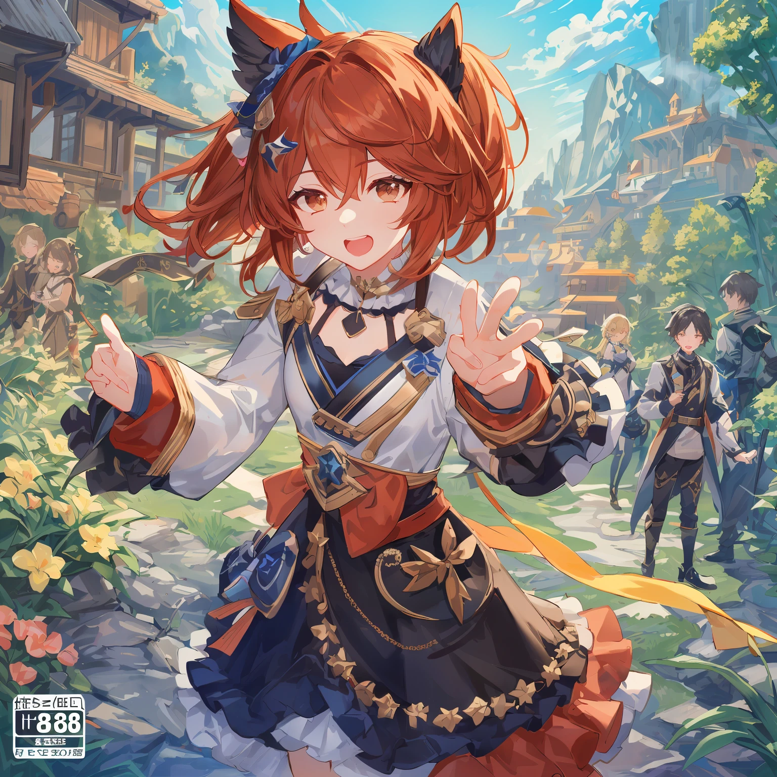 cover_page, highres, top quality, best quality, paid reward available, High-quality illustrations, unparalleled masterpiece, perfect artwork, absurdres, super high resolution, detailed background, Steam punk, Beautiful World Heritage, 6+boys, 6+girls, Happy, joyful(Photos of solo travelers)(kemono, furry anthro)cinematic lighting, dynamic angle,