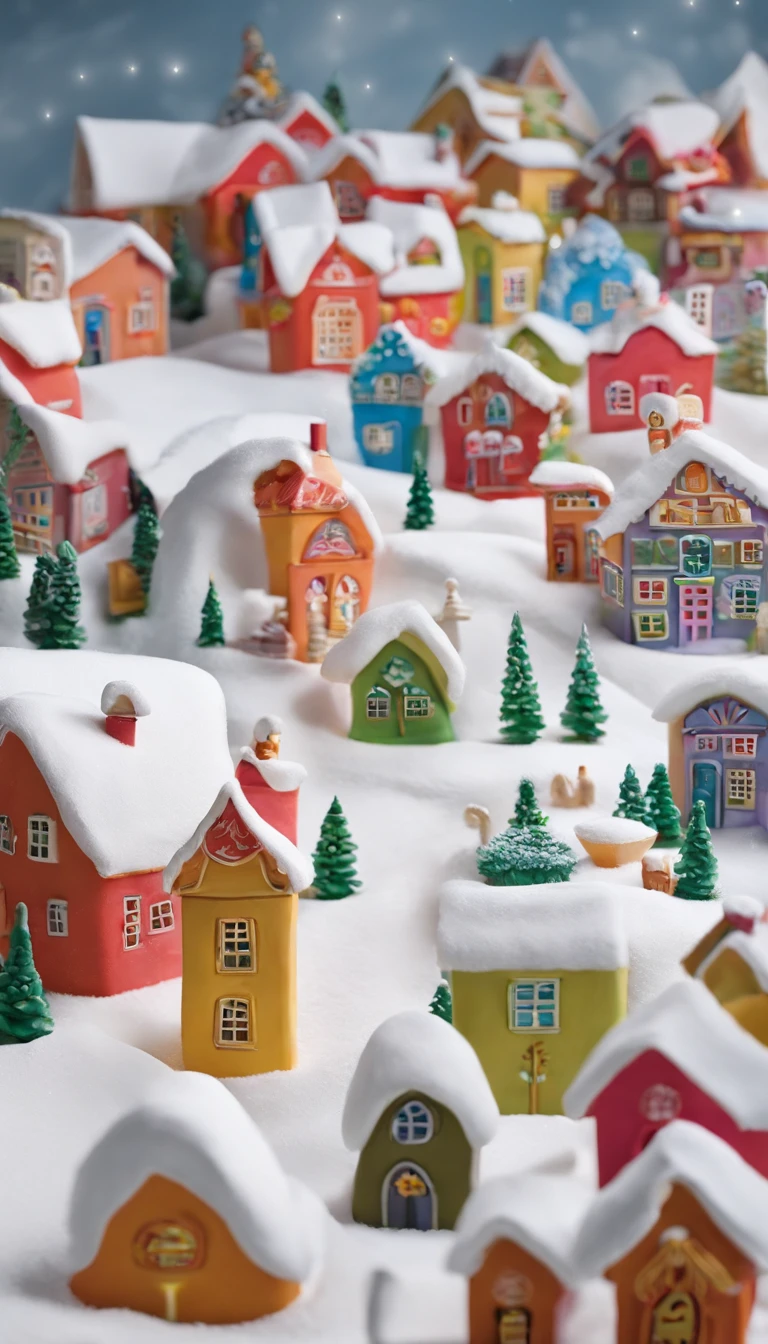 Snow scene of a village with fence and wooden fence, Chinese village, colorful wall, snow, snow, covered with snow, during snowfall, snowy winter, winter environment, (snow), snow snow, shooting, beautiful snow scene, beautiful winter area, snow scene, winter snow, high snow, sunny winter day, winter in the snow, snow, white, lady