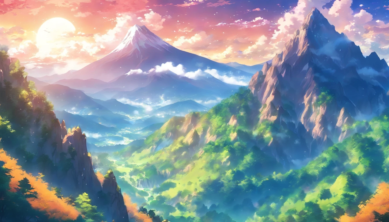 Mountains, landscape, forrests