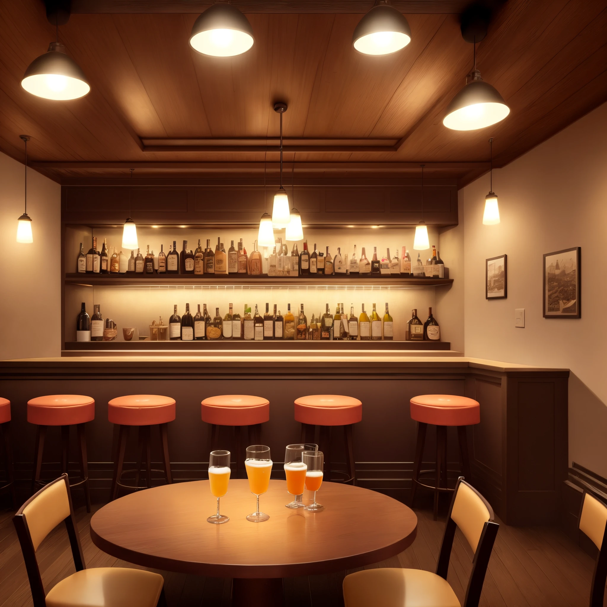 Bar restaurant design that is inspired by Italian American delis, French brasseries, pubs and New York hotel bars