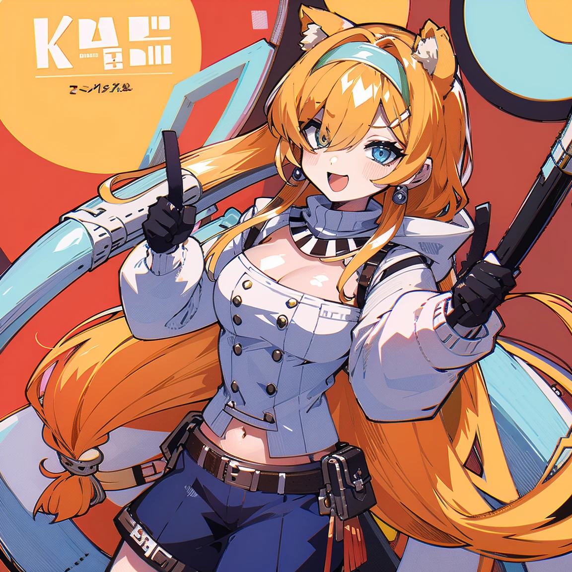 2 d anime style, anime moe art style, Jazz & Elevated, cute art style, Anime-style illustration, anime girl, Author: Kamagurka, in Pixiv, pixiv style, pixiv, in anime style, anime art style, Full Body Commission, 1girl, ctcas, Cowboy shot