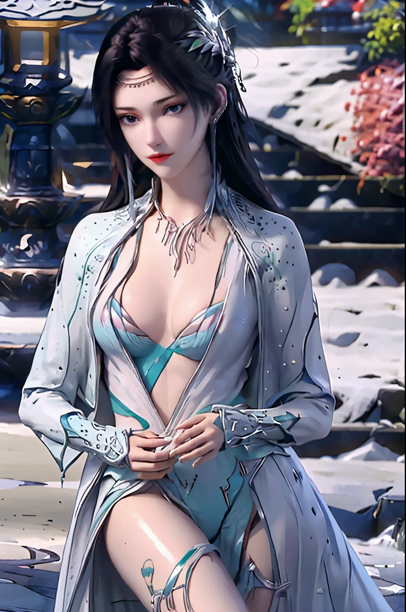 Unbelievably beautiful woman, (Have vaginal sex, insert it in your pussy:1.2), 13 years old, Neat face, a baby face, Happy face, Tight swimsuit, pony tail hair, (Best Quality, 8K, masutepiece :1.3), Lovely smile, emotional, (gleaming skin, Shiny hair:1.4), Beach, masutepiece, Best Quality, (Ultra-detailed),, large busty breasts ((biggest tits)) big milky full areola (visible areola dent), big busty buttocks, chubby rubbery ass, pretty licking ass, pussy dent visible, ((visible pussy dent)), dents visible, (see through bikini), ussy hairs, pubic hairs, fully naked ,naked ,naked ,naked , kardo, naked, undress, naked ,naked ,naked, clitoris, juicy pussy, vaginal thrust by, vaginal, vagina, vagina visible, nipples areola ,vagina areola, vaginal dents vagina pussy, pussy visible