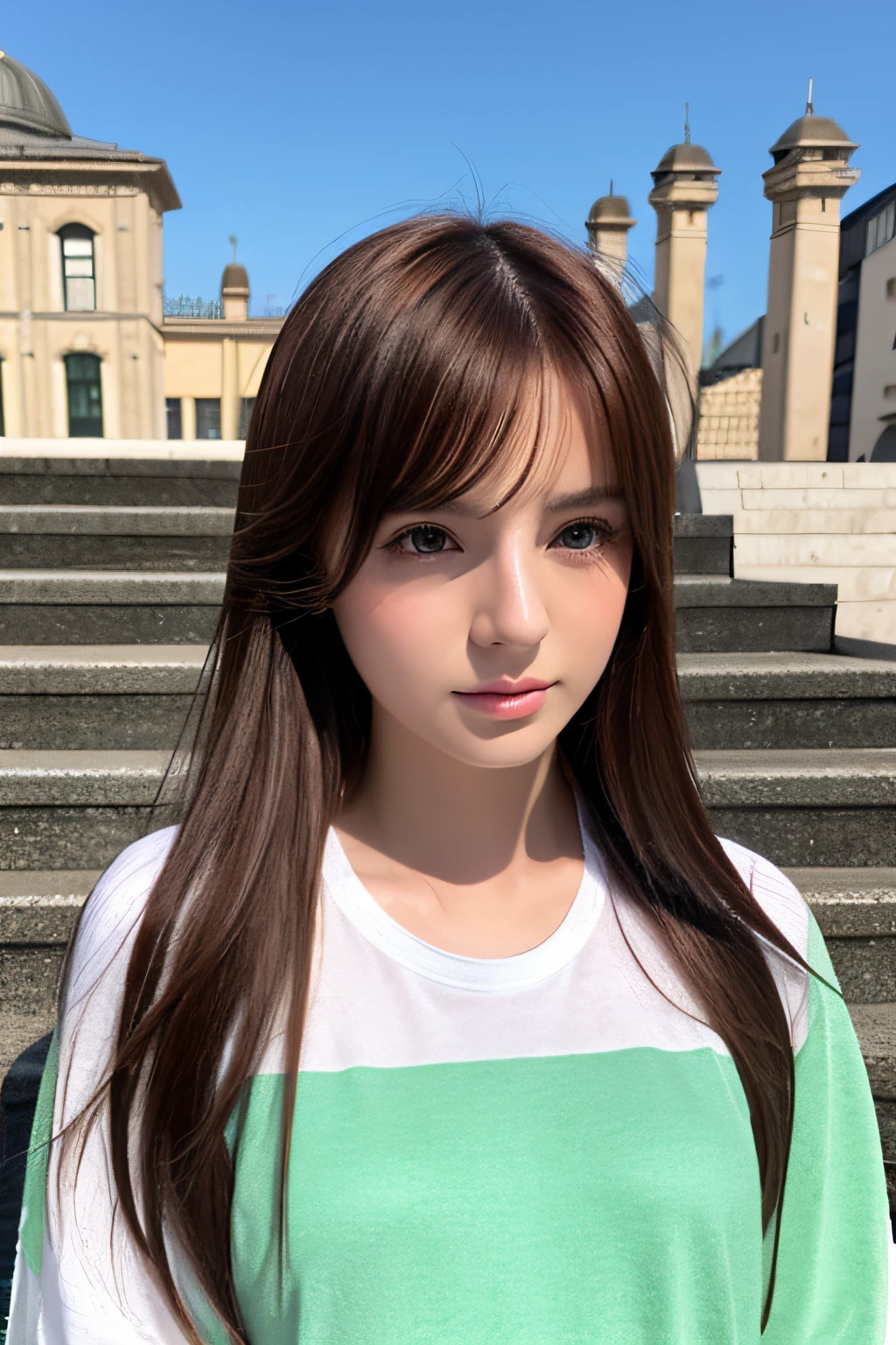 Shiny hair, No makeup, masutepiece, Photorealistic ,shiny eyes,Separated eyebrows 0.5, laughter negative prompt: low-quality, Easy Negative, Bad Hands-5 Steps: 25, Sampler: nffsw++ 2M Karras, CFG scale: 7, Face Restoration: CodeFormer, Size: 400x600, Model Hash: BC2F30F4AD, Model: beautifulRealistic_V60