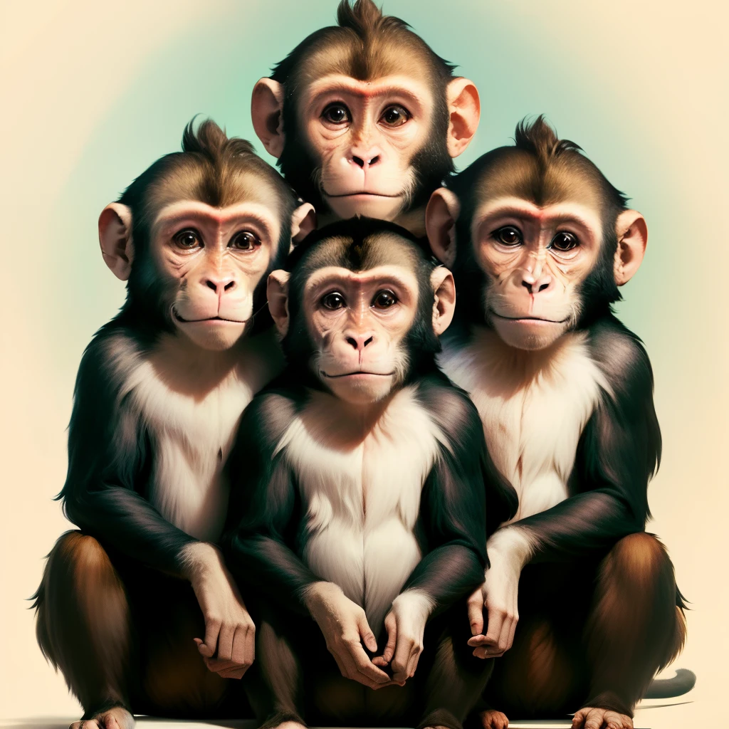 Multi headed monkey