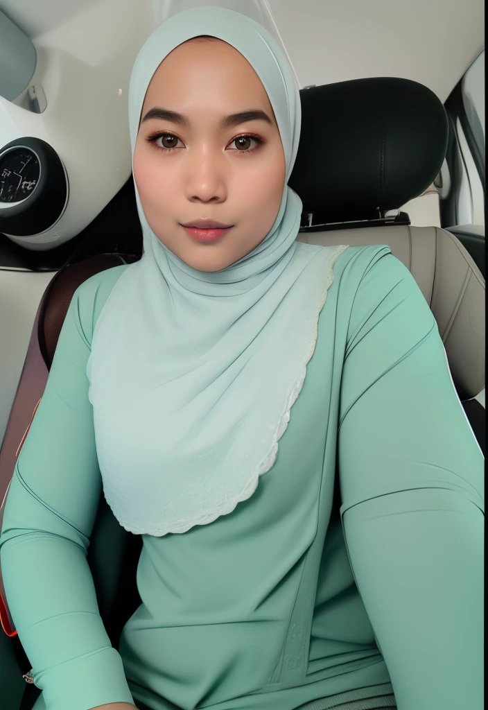 HIJAB MALAY GIRL, masutepiece, High quality, UHD 32K, Realistic face, Realistic skin feeling , A Japanese Lady, 8 , Little Gite and baby-like face, Women's Competition One-Piece Swimsuit, Sitting, itting open legs, Spread Leg, (((facials))), (((Aridity))), (((flat chest))),