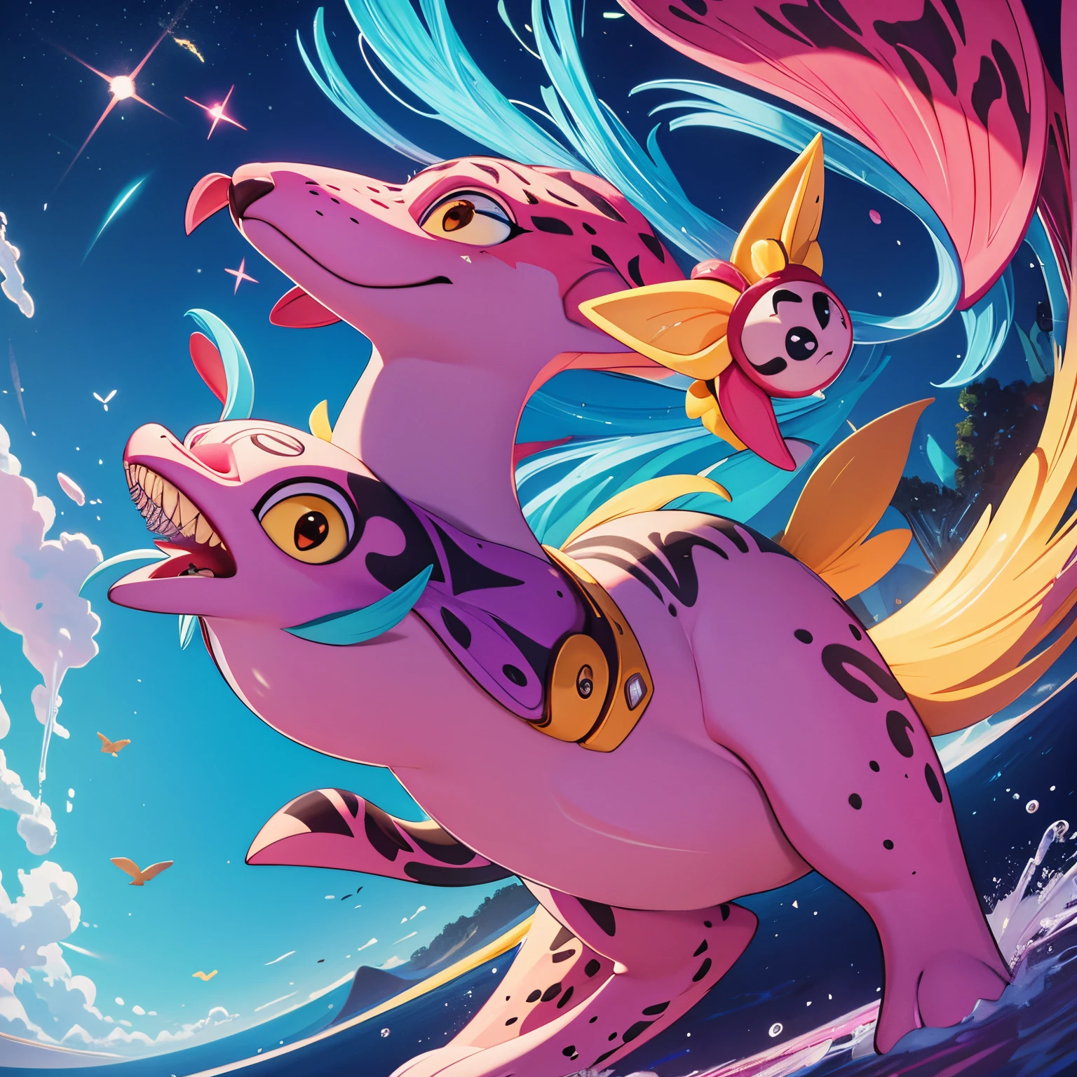 Animals in a unique and fun style with beautiful and rare conditions