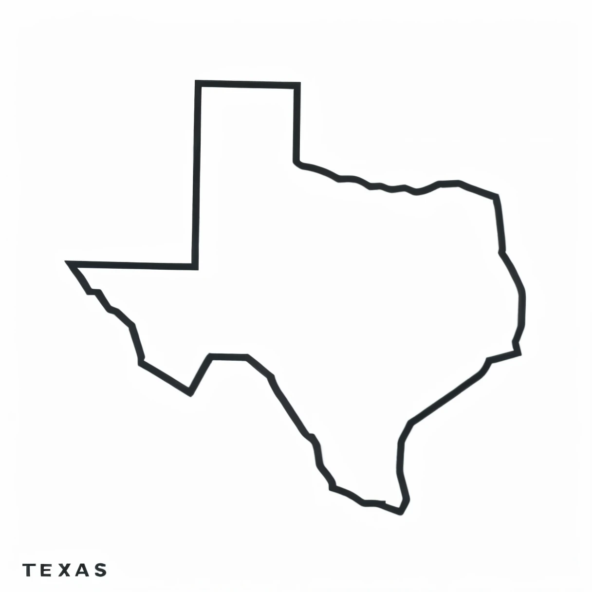 texas outline map with outline of the state, texas, tx, clean black outlines, thick outline, outlined, outline, hard outline, black outline, white outline, outlined!!!, black ink outline, ink outline, bold line art, clean line art, thick line art, strong outline, thick outlines, black outlines, higly detailed black ink outline, mechanical, steampunk, transformers, machinery, autobot, decepticon, battletrap, logo, made of machinery, made of transformer