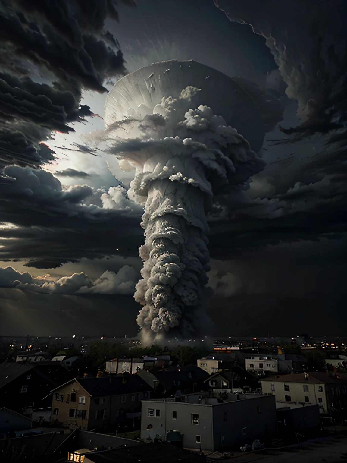 tornado image, destroying a building. Provide high resolution, 8K IMAGE, Realistic.