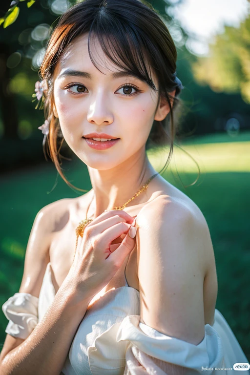 Random posture,1fille,seducing, beaux seins, minora, Realstic, photo_\(Douleur moyenne\), seulement, (Masterpiece),(photoreallistic:1.3), Ultra-detailed, (very detailed skin:1.2),(Best quality:1.0), (ultra highres:1.0), (ulzzang-6500:0.3), Des yeux beaux et clairs, delicate necklace,soleil, (Beautiful detailed makeup), (excitation sexuelle rougissement respiration lourde:1.0), (floraison luminescente douce:0.5), mix4, assise sur un lit