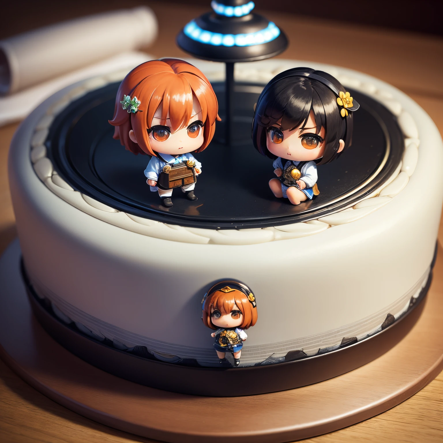 ​masterpiece、top-quality、ultra-detailliert、(Chibi Chara:1.2)、taxis、coast road