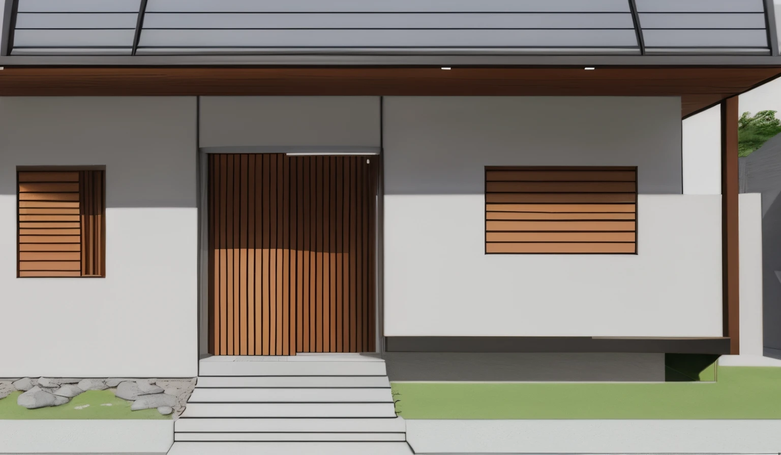 Desenho de entrada de casa, house fax and aluminum door, desenho conceitual, desenho minimalista 3d, architectural drawing, technical sketch, architectural sketch, desenho do plano, desenho de contorno, pincel detalhado, desenho de linha, outline sketch, desenho simples, desenho de linhas, architectural concept, a pencil sketch, Hand drawn, Back of scenographic elements, arte conceitual!!