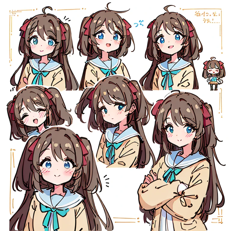 a cute monkey, all
kinds of expressions, happpy, sad, angry, expectant
laughter, disappointed1, cute eyes, white
background, illustration-nii 5-style cute, emoji
as illustration set, with boold manga line style,
dynamic pose dark white,, f/64 group, related
characters, Old Meme Kernel