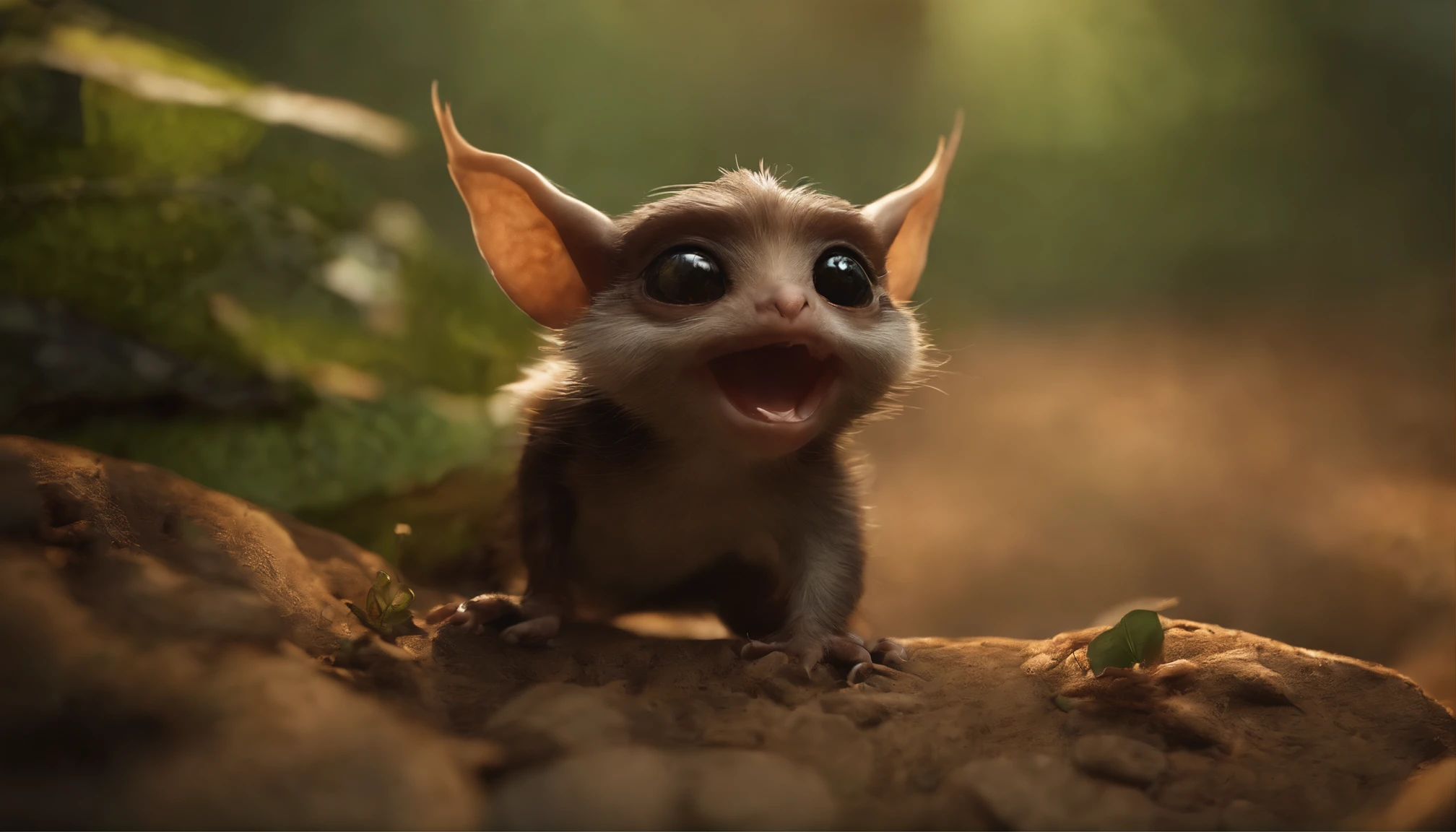 (CBZBB:1.25), ((gremlin, taupe),Zhkute, Small, baby, Beautiful, Fantasy art, deviant art, trending artstation, Digital Art, Detailed, Realistic, humanoid, character, loves music, holding a huge acorn in his paws, tiny, Cinematic shot, cinematic portrait of a mole gremlin, cute character, holding an acorn in his paws, looks like a gremlin, large ears, elongated nose,,,,,, 真实感, Realism, tmasterpiece, Brad Jongsan walks in the jungle (Night of the Fireflies), (higly detailed: 1 1), rough face, natural skin, shaggy, five toes on paws, hiquality, NSFW, pretty eyes, (Detailed face and eyes), (s face: 1 2), tumult, Complementary, real-photo, .......PSD, Lightweight Film Photography, sharp-focus, contrast lighting, Detail Skin, high resolution 8k, Crazy detailing, Realistic, professional photo of a, 8K UHD, dslr, soft light, hiquality, film grains, Fujifilm XT3
