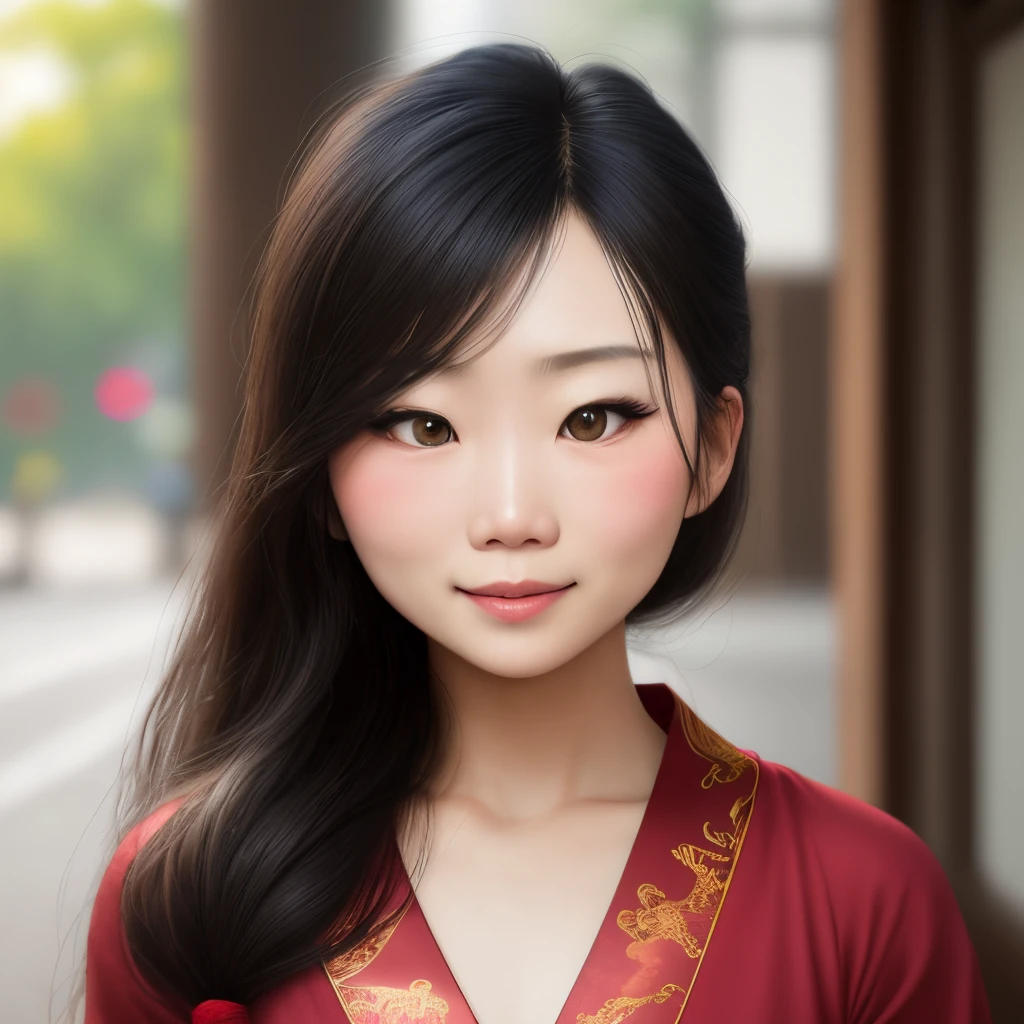 make an asian women