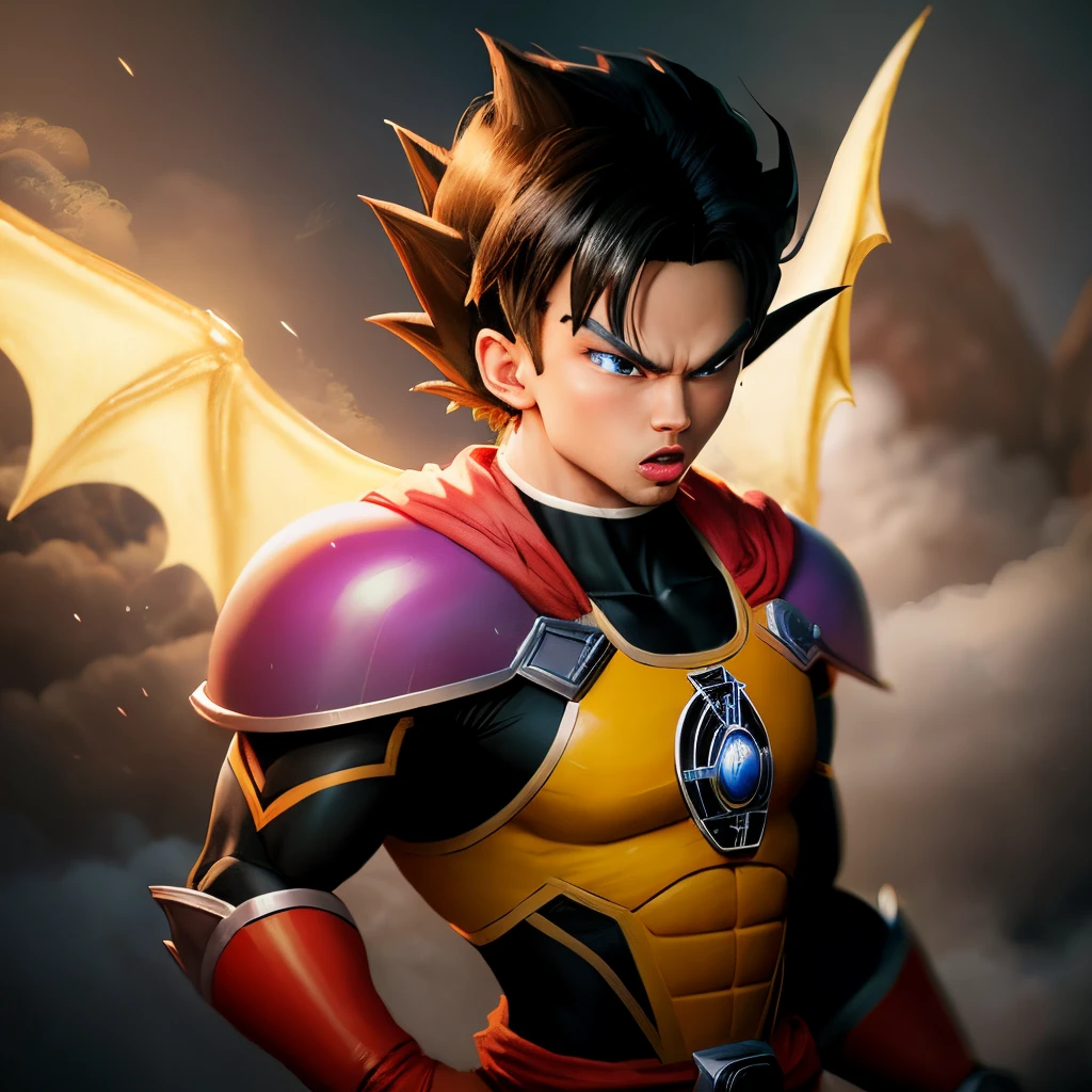 combine dragon ball super with the black power ranger