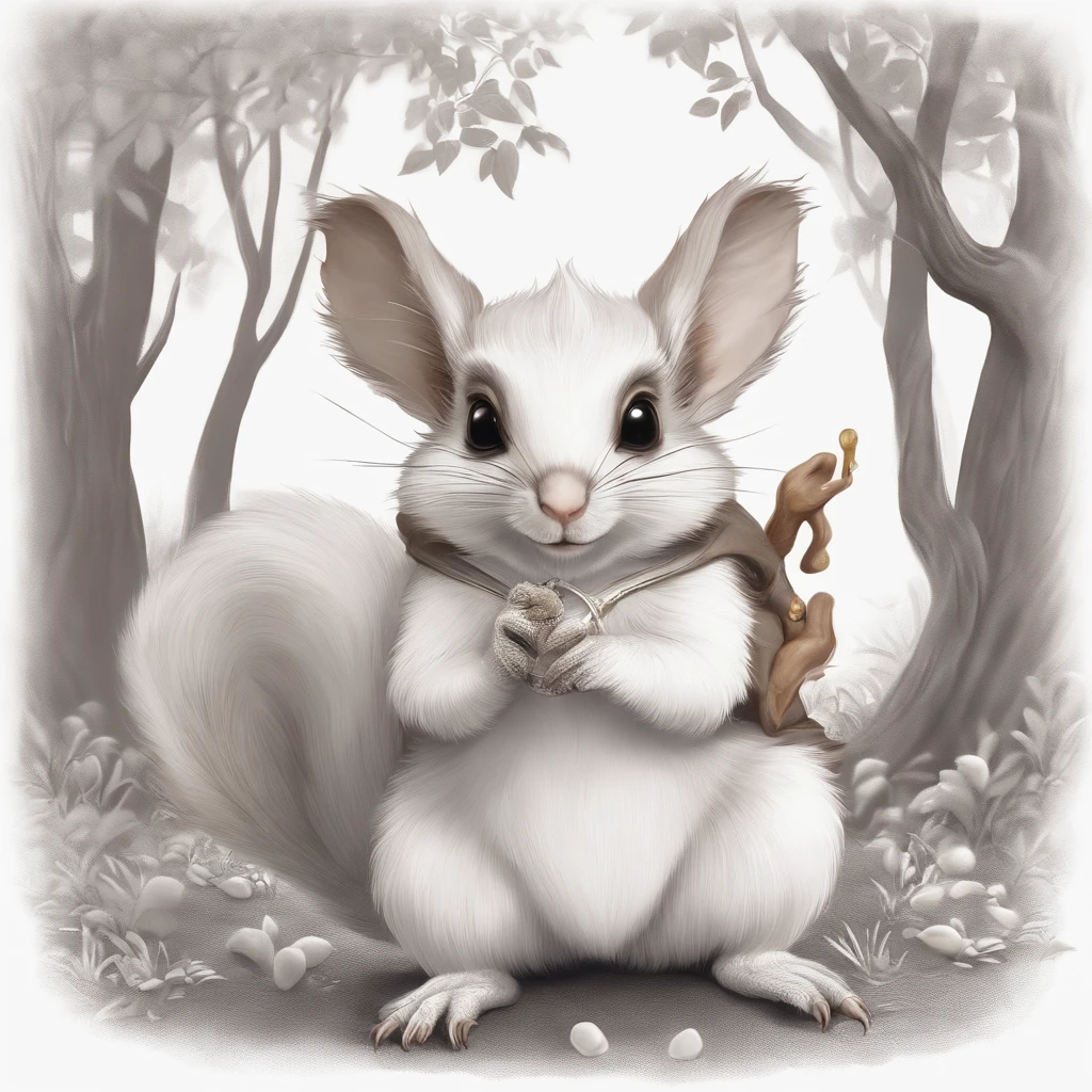 (CBZBB:1.25),gremlin, fantasy style, in style of dark fantasy art,  in the style of John Tolkien, Looks like creatures in clothes, ,gremlin looks like a squirrel((in the style of dark fantasy Belka)), huge ears with tassels, cute nose, Big fluffy tail, five toes,fighting look, angry, snorts, wearing a vest with a hood,  wearing a backpack, detailing, Hobbit-style house in a clearing under an oak tree, Squirrel Gremlin holds a large acorn in his paws, CBZBB,Cute, Small, baby, Beautiful, Fantasy art, deviant art, trending artstation, Digital Art, Detailed, Realistic, humanoid, character, tiny, Cinematic shot, cinematic portrait of a fairy squirrel, cute character, looks like a gremlin, looks like a mole,    ,gremlin, squirrel-like, bright silver and brown, Big fluffy tail, Large tasseled ears,cute nose,summer in a vest with a hood, covered with silver fur, holding a large acorn in his paws, water, Burrow, tree roots stick out from the walls in the hole,  mushrooms sticking out of the ground, Best Quality, Masterpiece, in style of dark fantasy art,真实感, Realism, tmasterpiece, Brad Jongsan walks in the jungle (Night of the Fireflies), (higly detailed: 1 1), rough face, natural skin, hiquality, NSFW, pretty eyes, (Detailed face and eyes), (s face: 1 2), tumult, Complementary, real-photo, ...........PSD, Lightweight Film Photography, sharp-focus, contrast lighting, Detail Skin, high resolution 8k, Crazy detailing, Realistic, professional photo of a, 8K UHD, dslr, soft light, hiquality, film grains, Fujifilm XT3, dark fantasy style,