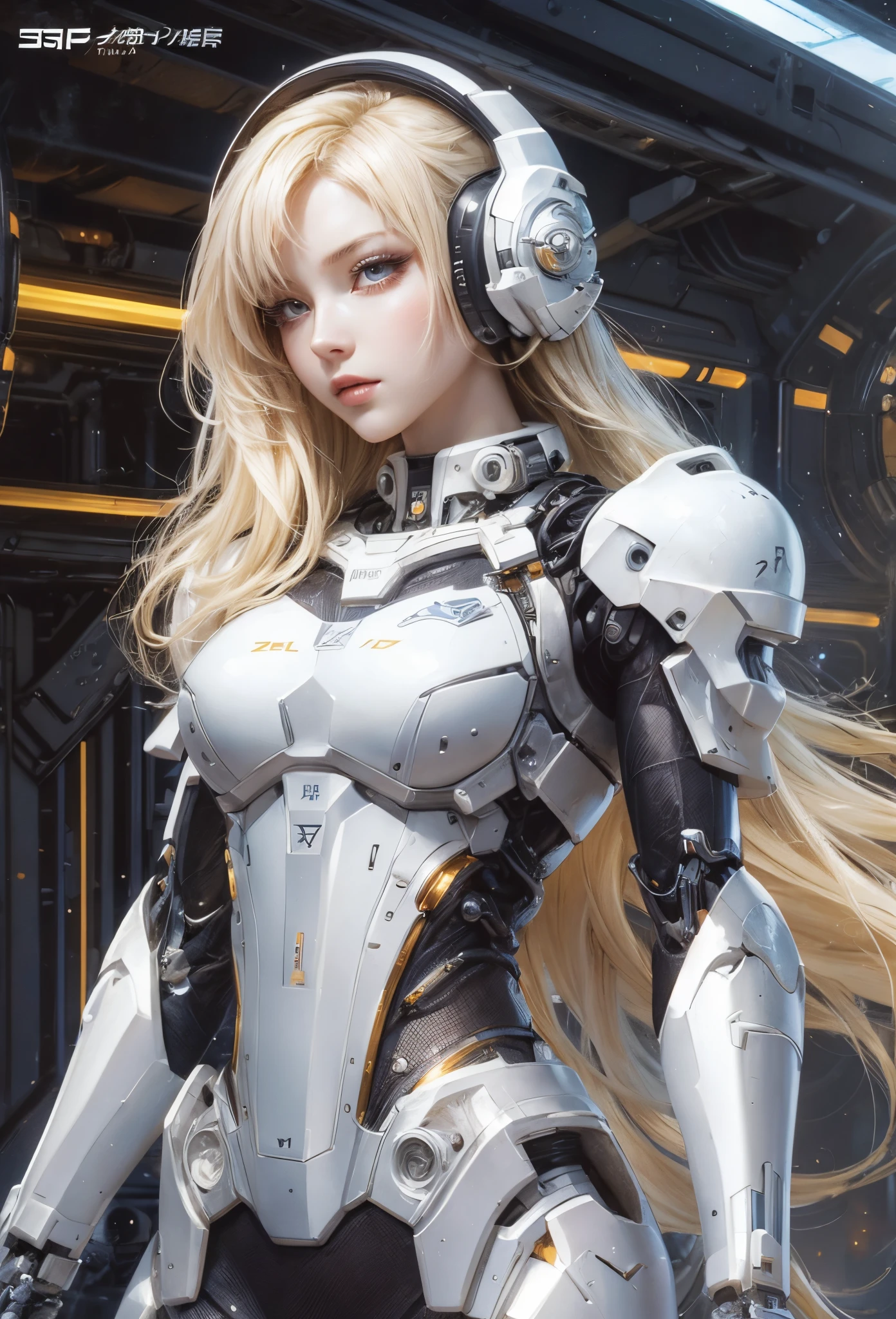 (Detailed illustrations,Very detailed and detailed drawing,Delicate lines with slow and rapid,Realistic texture expression),[Color tressed main line],(Space Battlefield [Space Mobile Fortress]),[独奏],HENTAI (((ANIME) BIONICGirl) Beauty  ((well-muscled) [plump])) (Astronauts Cyborg) [Space Marine Corps Military [MASCHINEBODY]],Bullet Belt Javelin [[Firearms, Machine Guns, Bazookas] Saber Rifle ][[Rocket Pack]],Zero Gravity Front,gravure [[White Devil] [Outer space combat]] Battle Damage,[retro-futuristic],(Intricate and beautiful decoration [Dense detail]),(Fine and beautiful skin expression [Transparency]),[Perfect eye details (Iris beautifully drawn in every detail)[Jewel-like eyes]],[long and beautiful eyelashes],[Meticulously drawn hair [More on beautiful and shiny hair]],(Perfect hand details [Beautiful fingers without breakdowns [Beautiful nails]]),(Perfect Anatomy(Perfectly proportioned))[[Full body like]],[[Design built to the highest level]][Ideal color coordination(Accurate simulation of light-material interactions)],([Precision Detail](detaileds,high-detail)),[Visual art that conveys a sense of narrative].