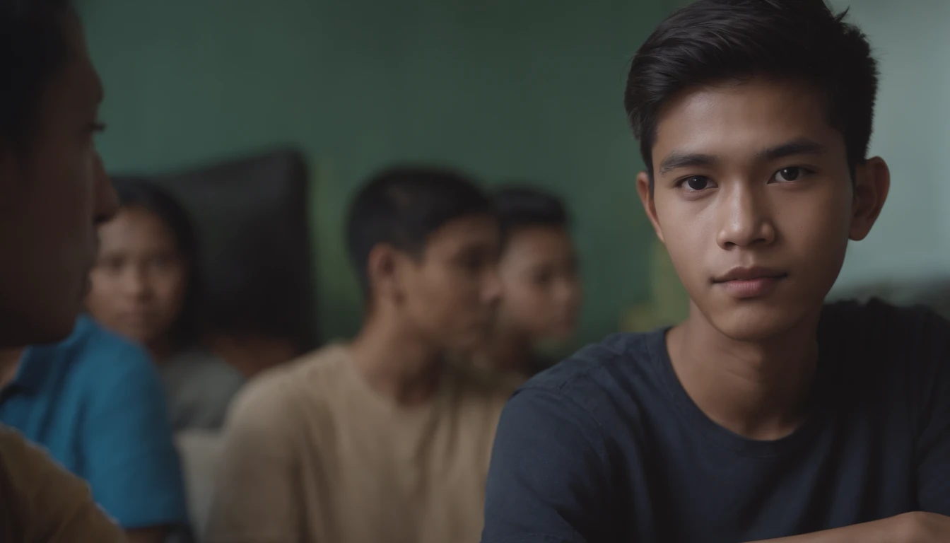 Indonesian 17 year old male who was at the internet cafe