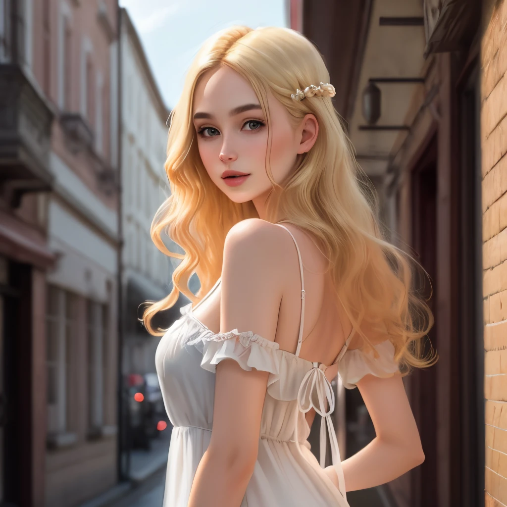 Blonde woman