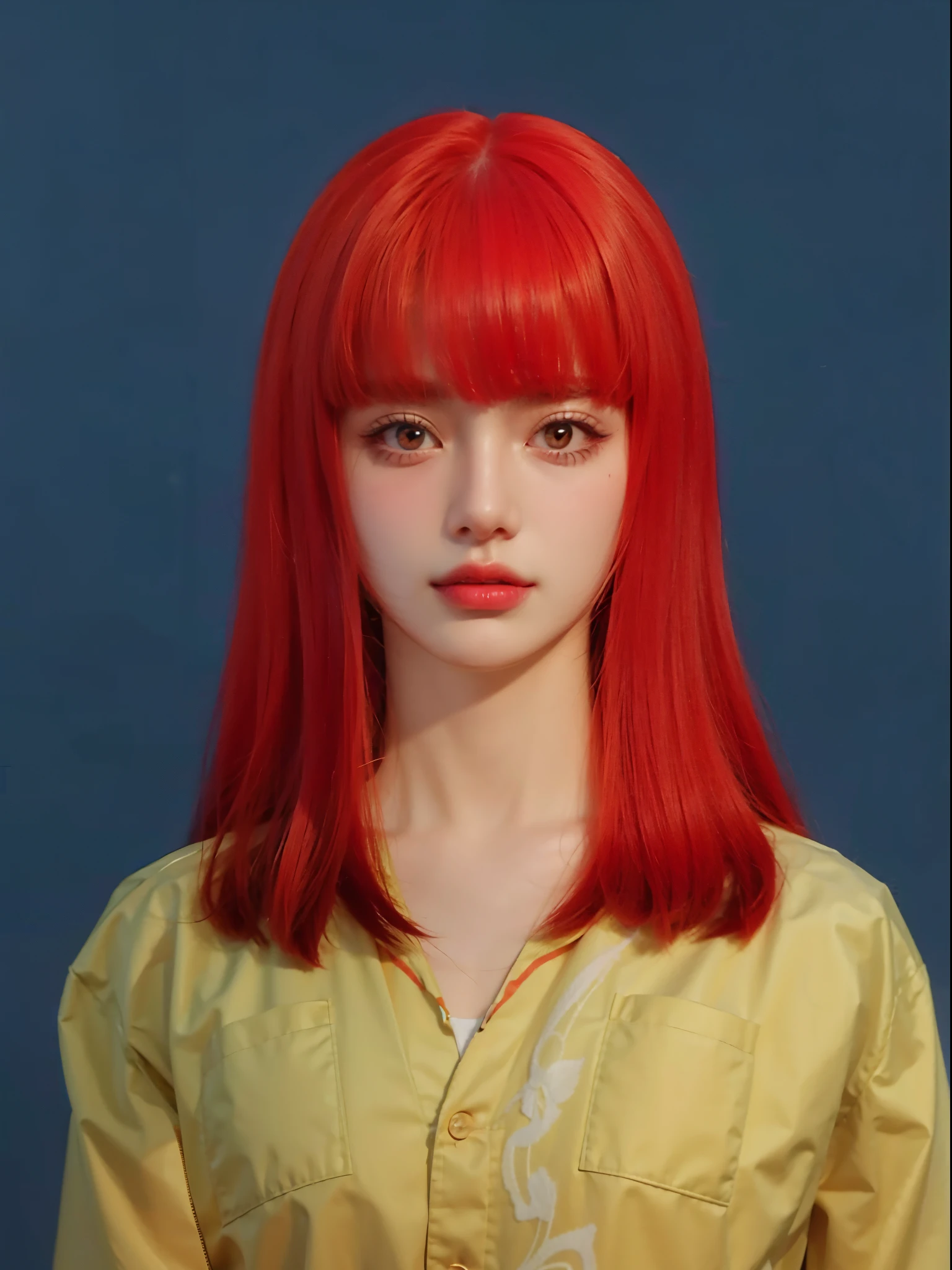 Make this to real person with masterpiece quality