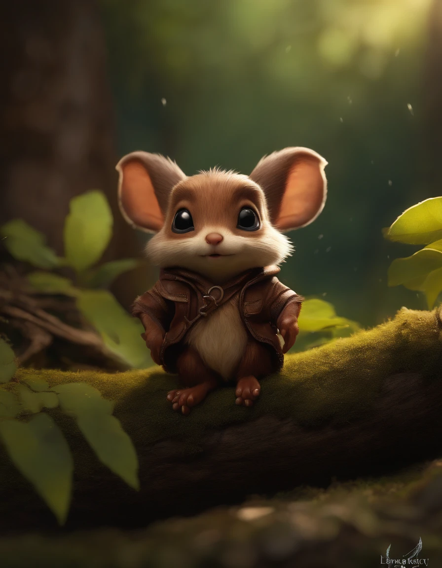 close-up of cute little fireflies, illuminating the bush, detailed picture, cgsociety, detailed painting, artstation hd, higly detailed, cgsociety, photo realism, ConceptArt, artstation hd, official arts, bokeh ,(CBZBB:1.25),gremlin, gremlin, looks like a squirrel, ((Ez idna)), in a clearing under an oak tree, holding a large acorn in his paws, Large tasseled ears, stands under an oak leaf, rain is dripping, CBZBB,e, Smaeautiful, Fantasy art, deviant art, trending artstation, Digital Art, Detailed, Realistic, humanoid, character, tiny, Cinematic shot, cinematic portrait of a gremlin,, cute character, looks like a mole,gremlin, Like a squirrel,真实感, Realism, Huge eyes, large ears, tassels on the ears, big nut in paws, white and red fur, Big fluffy tail, brown vest with hood, The clothes, standing in the woods, Best Quality, Masterpiece, in style of dark fantasy art