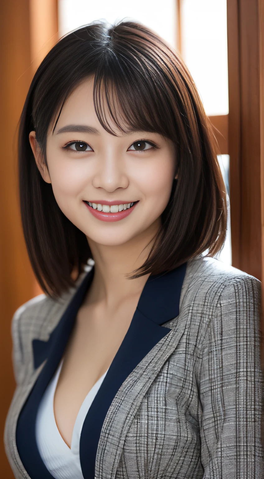 Gray suit