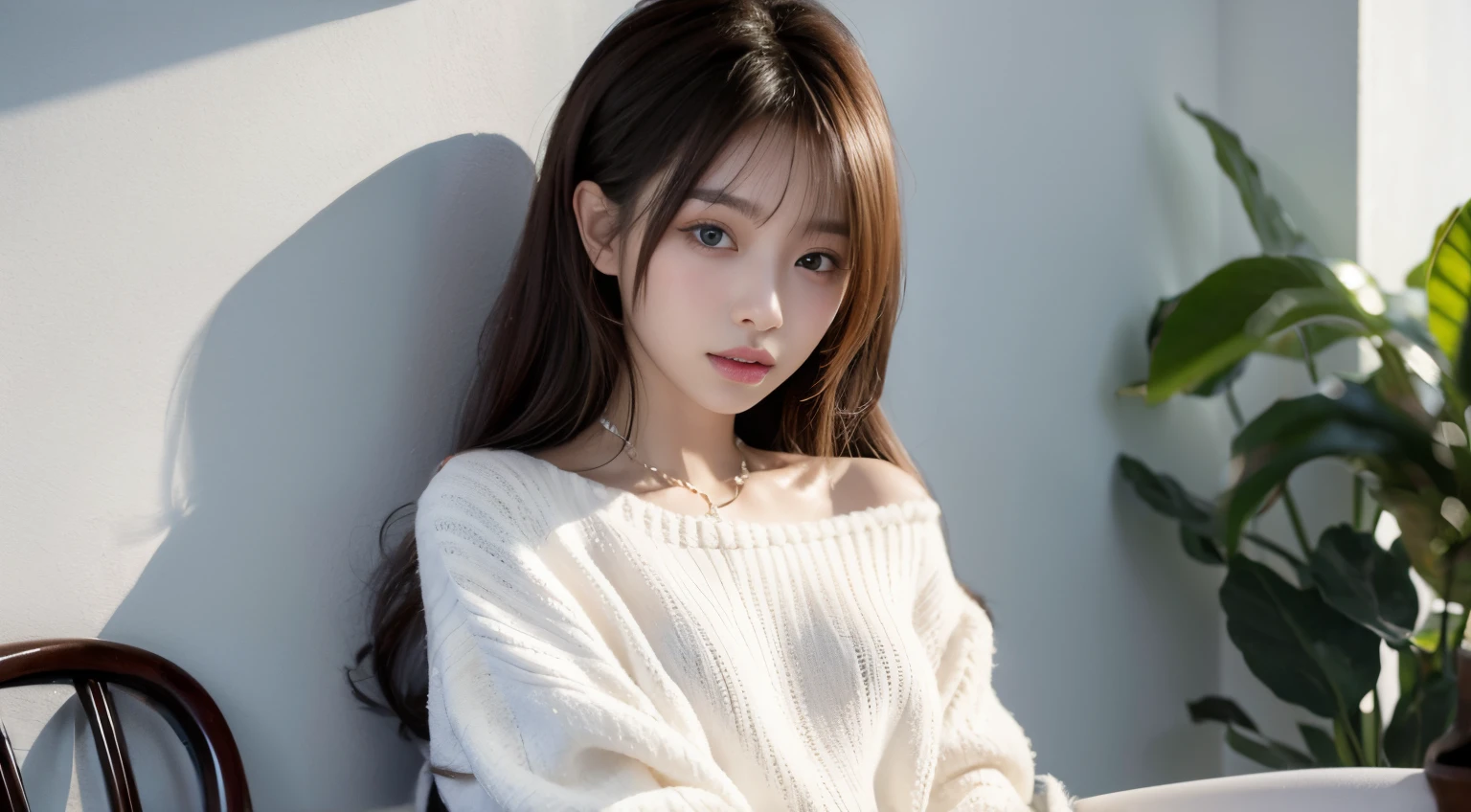White wall background