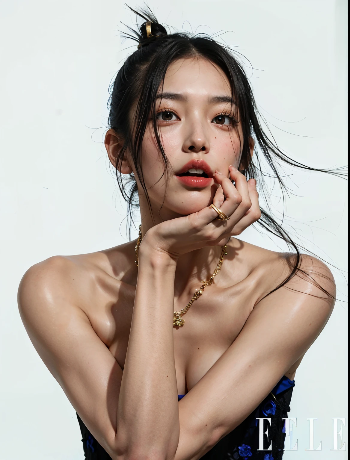 Asian woman with ring on finger taking photo, Zhangzhangjinna, gemma chen, Lulu Chen, Ming Chen Chen, gongbi, wenfei ye, katherine lam, Mei Lingzhou, louise zhang, gorgeous chinese model, Lucy Liu Figure, Xuehe, Photo of a hand-made jewelry model, Inspired by Fei Danxu