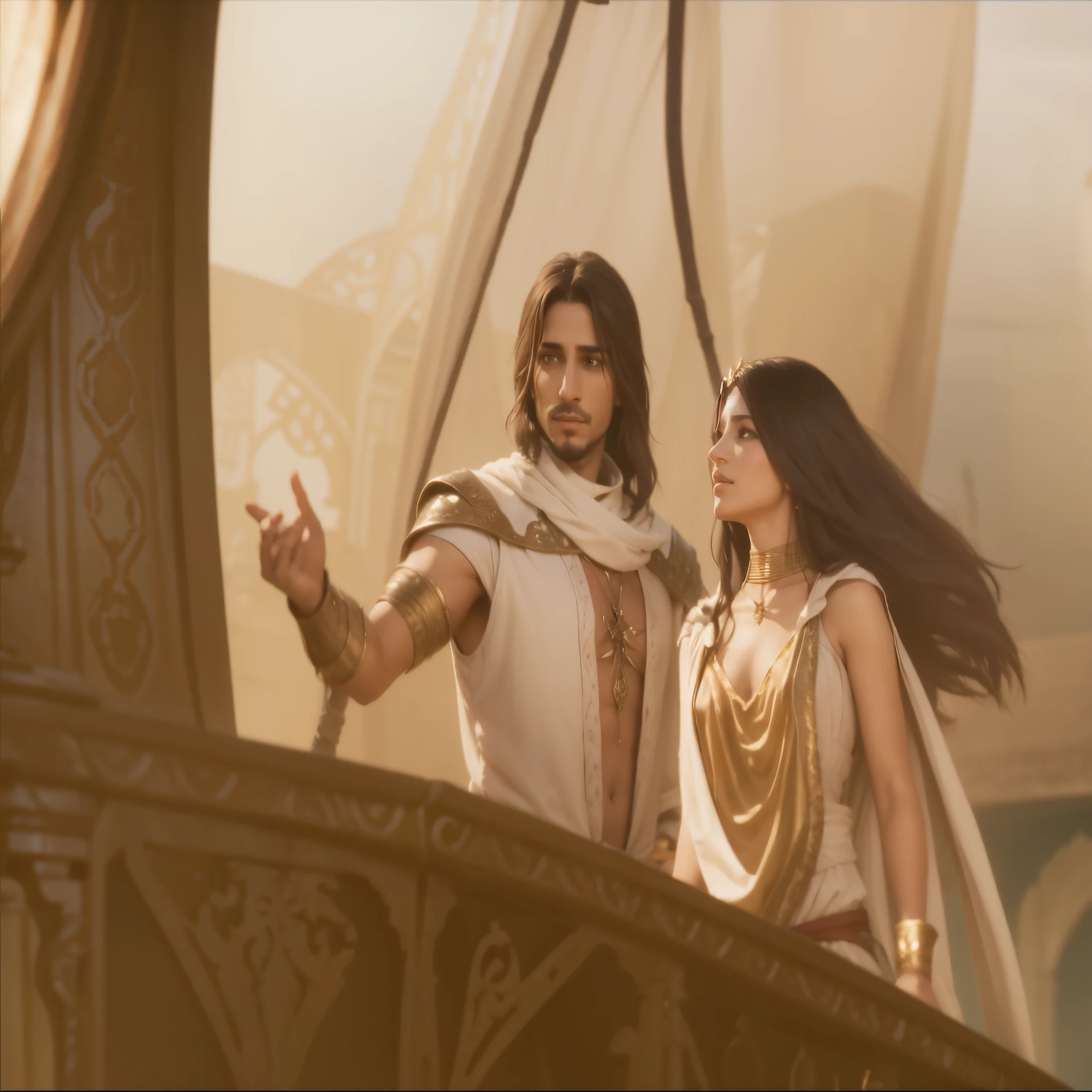 Prince of Persia: The Two Thrones kaileena The prince and princess on the boat