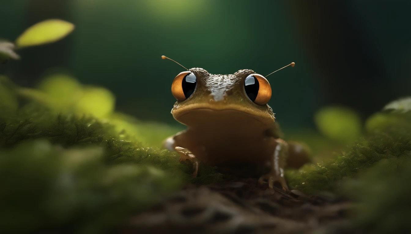 Close-up angle of cute tiny fireflies, illuminating the bush, a detailed painting, cgsociety, Detailed painting, artstation hd, high detail, cgsociety, photo realism, Concept art, artstation hd, official arts, bokeh ,(CBZBB:1.25), ((gremlin, taupe),Zhkute, fantasy forest, big huge oak, Huge roots sticking out of the ground, the ground is covered with grass, nut foliage, mushrooms sticking out, Beautiful, Fantasy art, deviant art, trending artstation, huge acorn, tiny, Cinematic shot, cinematic portrait of a light forest, glade, rill, 真实感, Realism, tmasterpiece, Large oak tree covered with leaves (Night of the Fireflies), (higly detailed: 1 noise, Complementary, real-photo, .........PSD, Lightweight Film Photography, sharp-focus, contrast lighting, Detailed description of oak, high resolution 8k, Crazy detailing, Realistic, professional photo of a, 8K UHD, dslr, soft light, hiquality, film grains, Fujifilm XT3