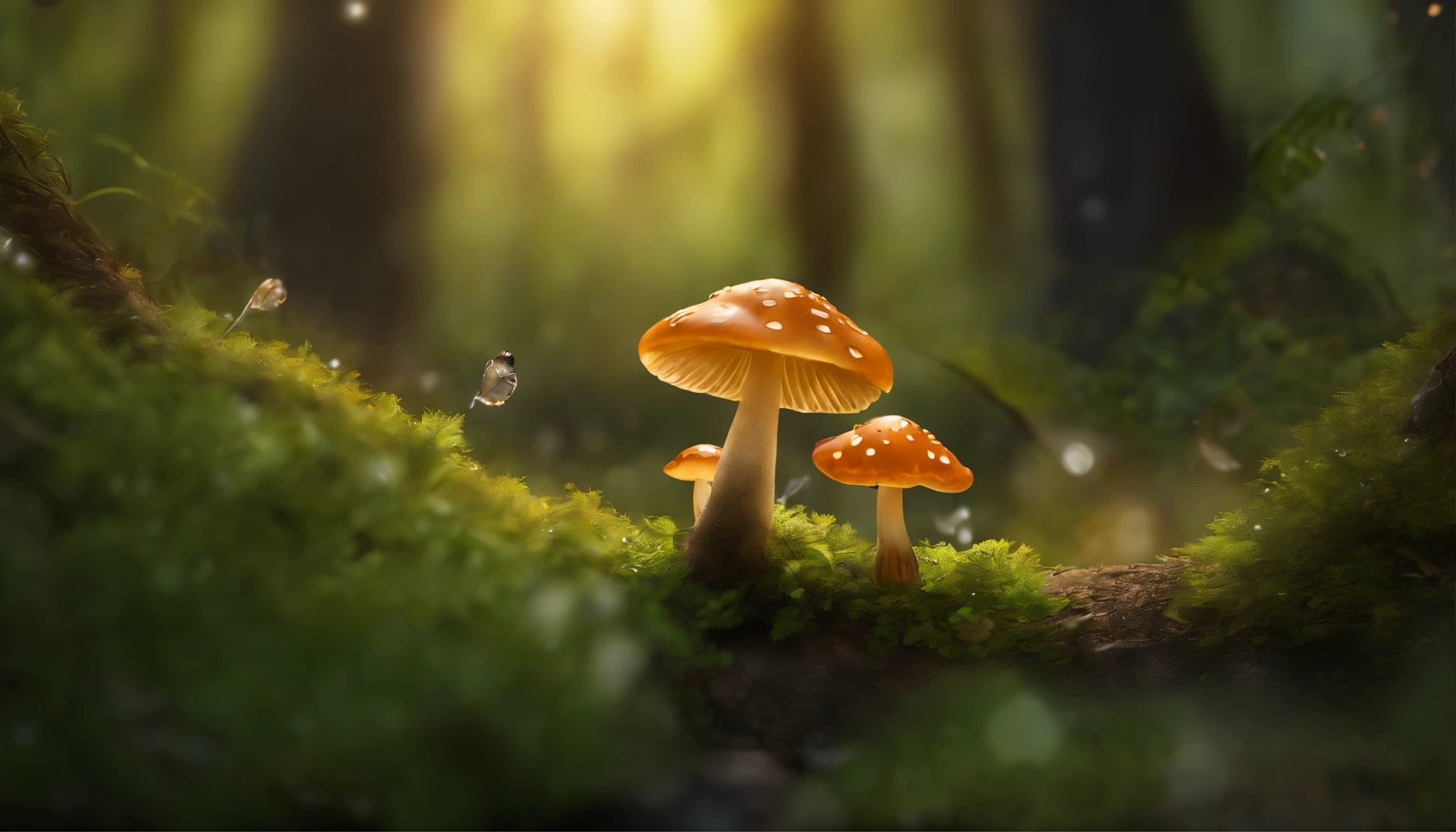 Close-up angle of cute tiny fireflies, illuminating the bush, a detailed painting, cgsociety, Detailed painting, artstation hd, high detail, cgsociety, photo realism, Concept art, artstation hd, official arts, bokeh ,(CBZBB:1.25), ((gremlin, taupe),Zhkute, fantasy forest, big huge oak, Huge roots sticking out of the ground, the ground is covered with grass, nut foliage, mushrooms sticking out, Beautiful, Fantasy art, deviant art, trending artstation, huge acorn, tiny, Cinematic shot, cinematic portrait of a light forest, glade, rill, 真实感, Realism, tmasterpiece, Large oak tree covered with leaves (Night of the Fireflies), (higly detailed: 1 noise, Complementary, real-photo, .........PSD, Lightweight Film Photography, sharp-focus, contrast lighting, Detailed description of oak, high resolution 8k, Crazy detailing, Realistic, professional photo of a, 8K UHD, dslr, soft light, hiquality, film grains, Fujifilm XT3