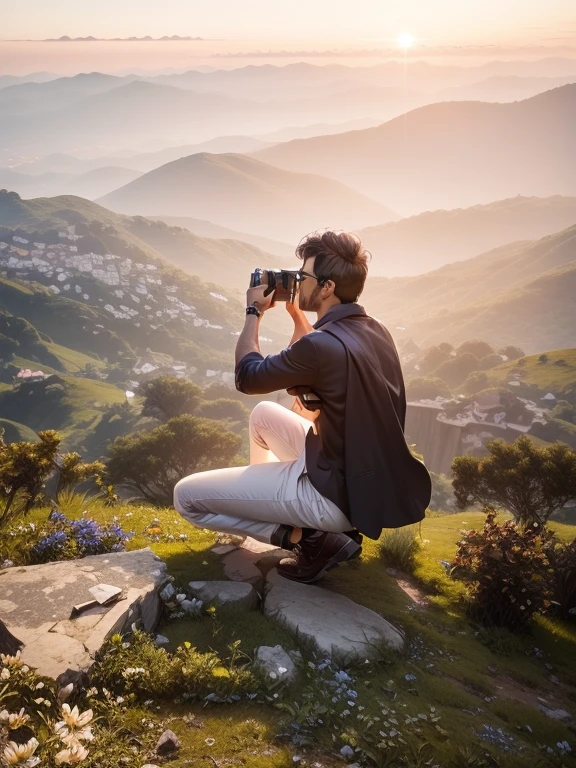 Change Him Clicking Photos from top of the maintain