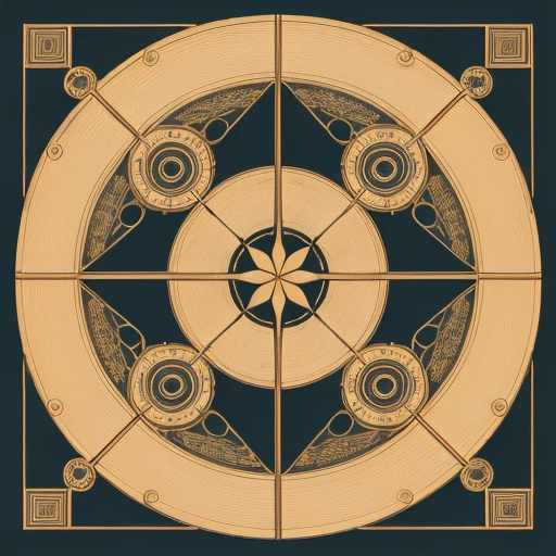 a background with geometric grid based and thin and delicate symmetrical lines, and circles
