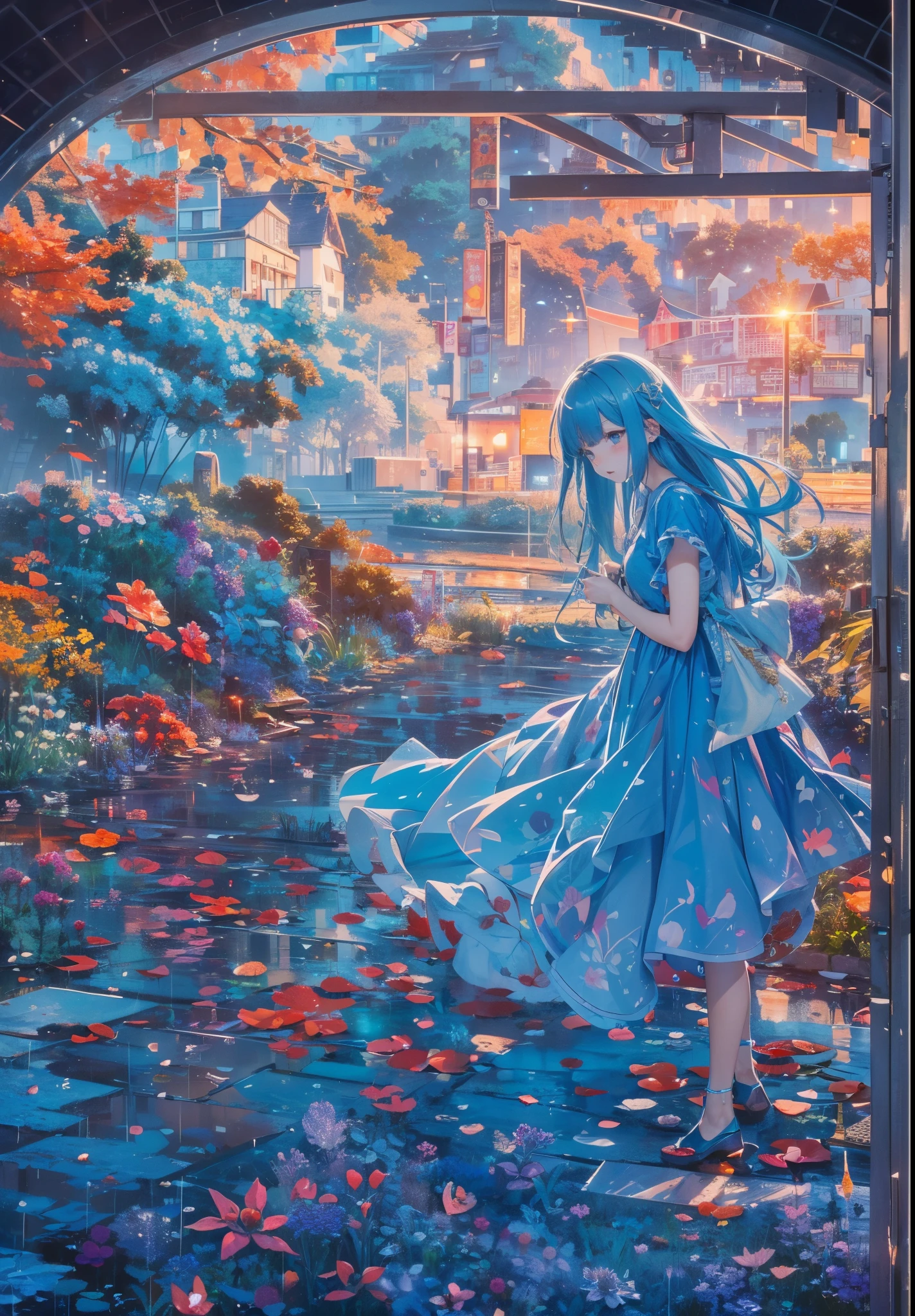 top-quality,masutepiece,1womanl,独奏,(abstract art:1.4),(Superb view:1.6),(A sparkling blue world:1.4),(psychedelic:1.4)There is a beautiful woman at the center of the world,A ray of light,prisma,Baby, don't cry now, just let me hear it as usual. Baby, I'm hugging you now, and I'm shaking, so don't let this feeling, which is shyer than yesterday, break down.、
The rain has completely stopped and that road is drying Only the light sways quietly Wow The kisses we've repeated over and over again are as fragile as glass We can't sleep Our love has nowhere to go We're like the fluff of space floating around We're burnt I'm growing thinner and crying, and now I'm crying. If a passionate impulse blows into my chest, the flow of time and water will stop. My beloved, I'll carry my trembling feelings and stay in my dreams forever. Let's make a promise. I'm sure I'll never forget, baby. Classic Blue Tears are overflowing Hot right now Hot right now If a miracle were to blow in my heart, we could have remained honest like this The trembling feelings of my beloved are still alive If a strong wind blows somewhere in this town sad day々It is also dyed in the color of the beautiful sky