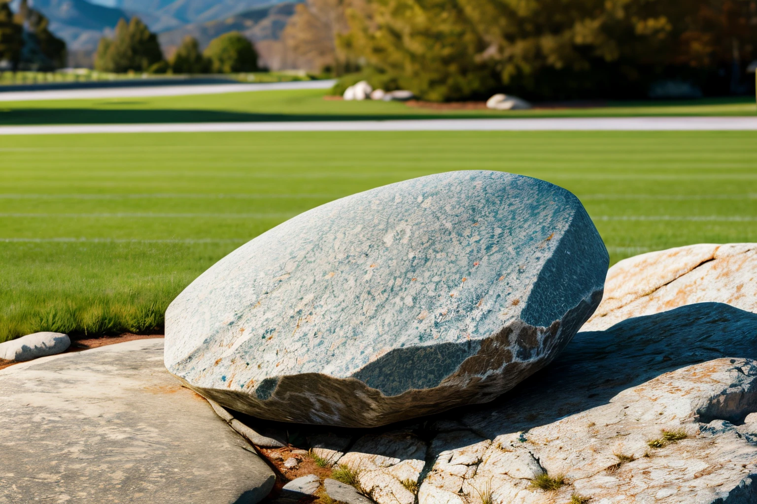 A rock doing color guard