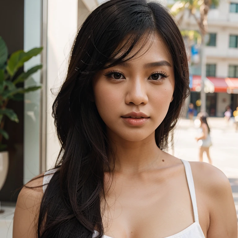 Filipino female instagram model realistic face hhot and semi nsfw