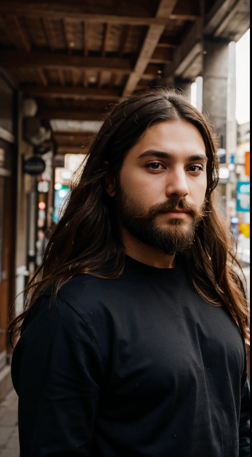 Woman with a beard