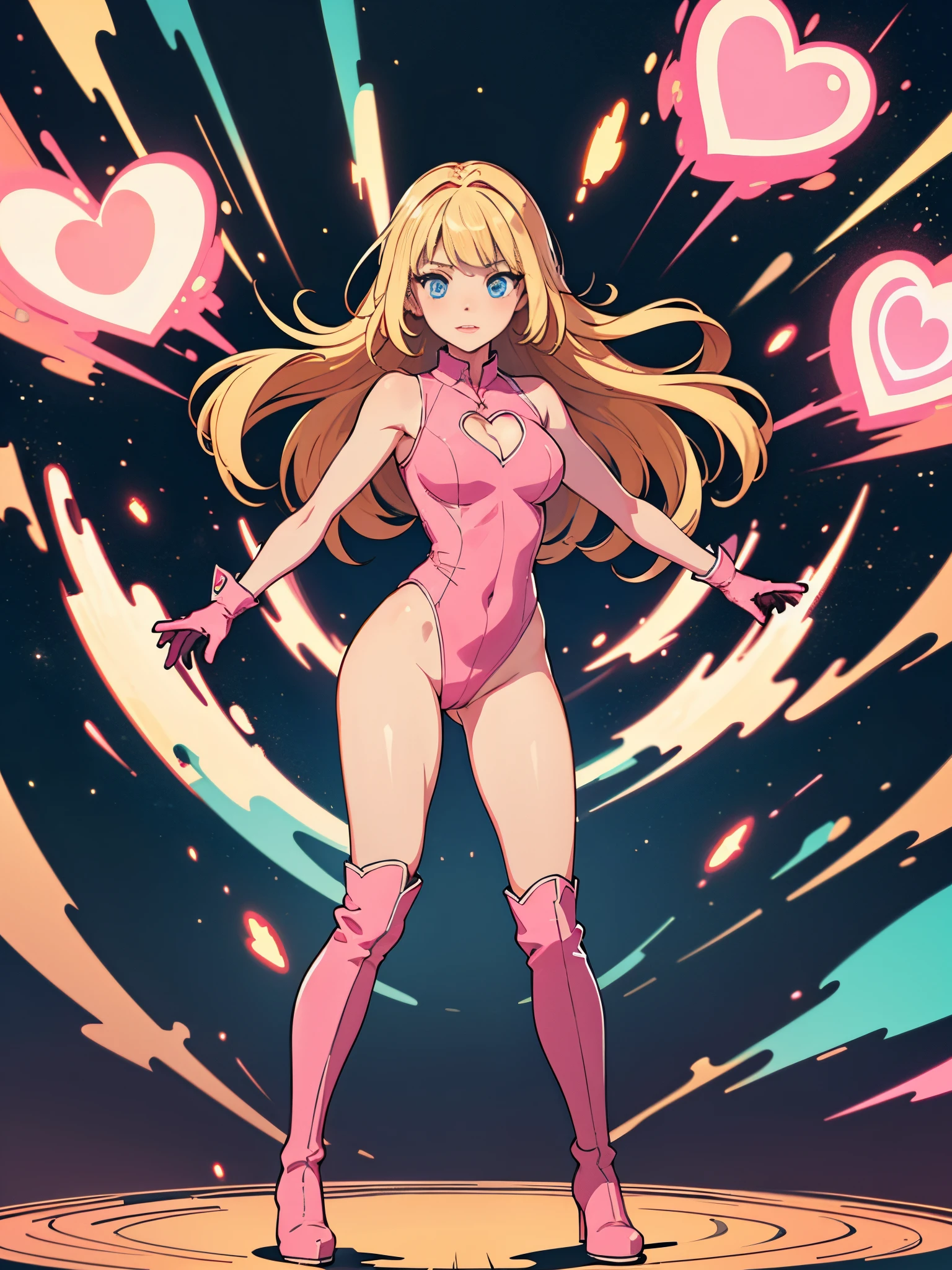 (pink leotard)