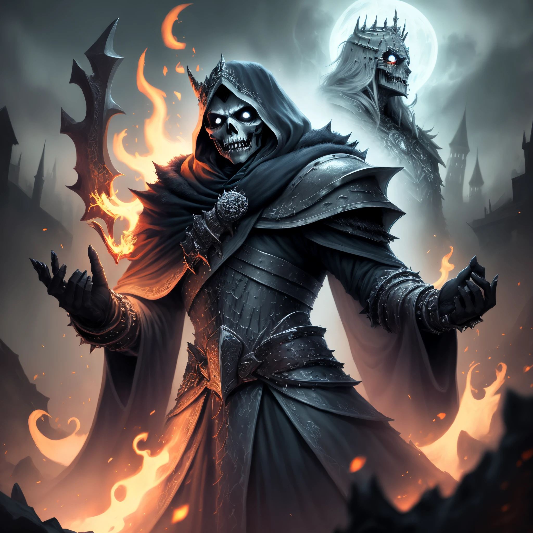 Undead evil Lich king