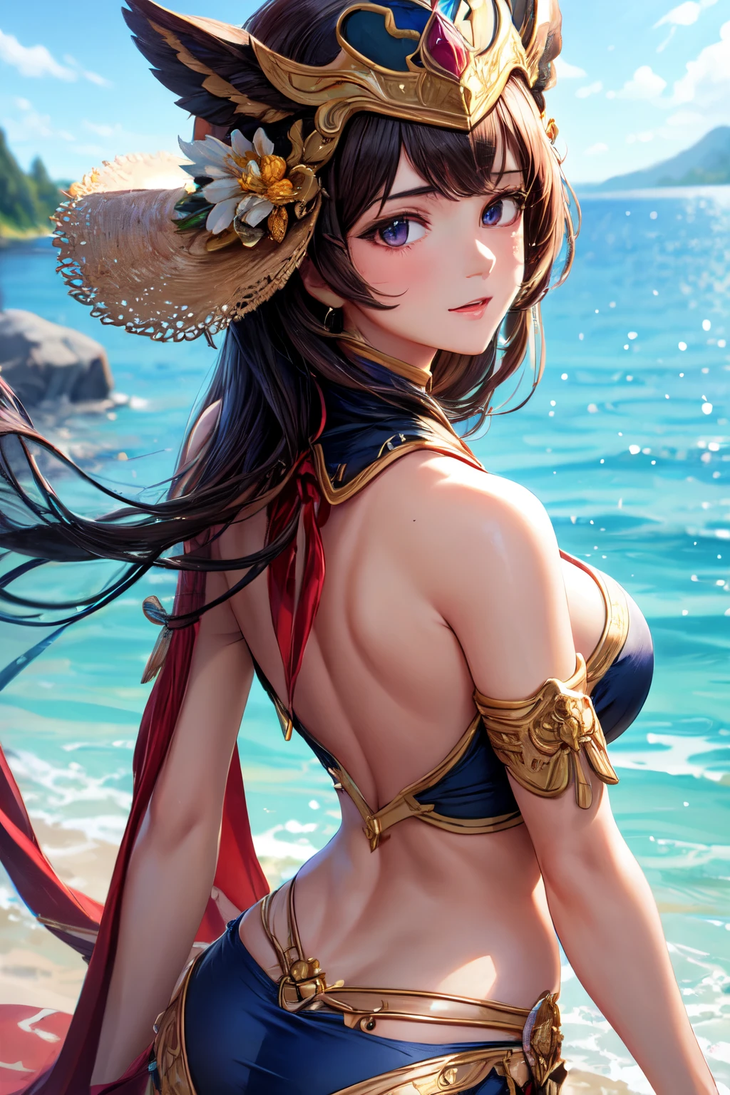 ((best quality)), ((masterpiece)), (detailed),perfect pussal,
keqing,back