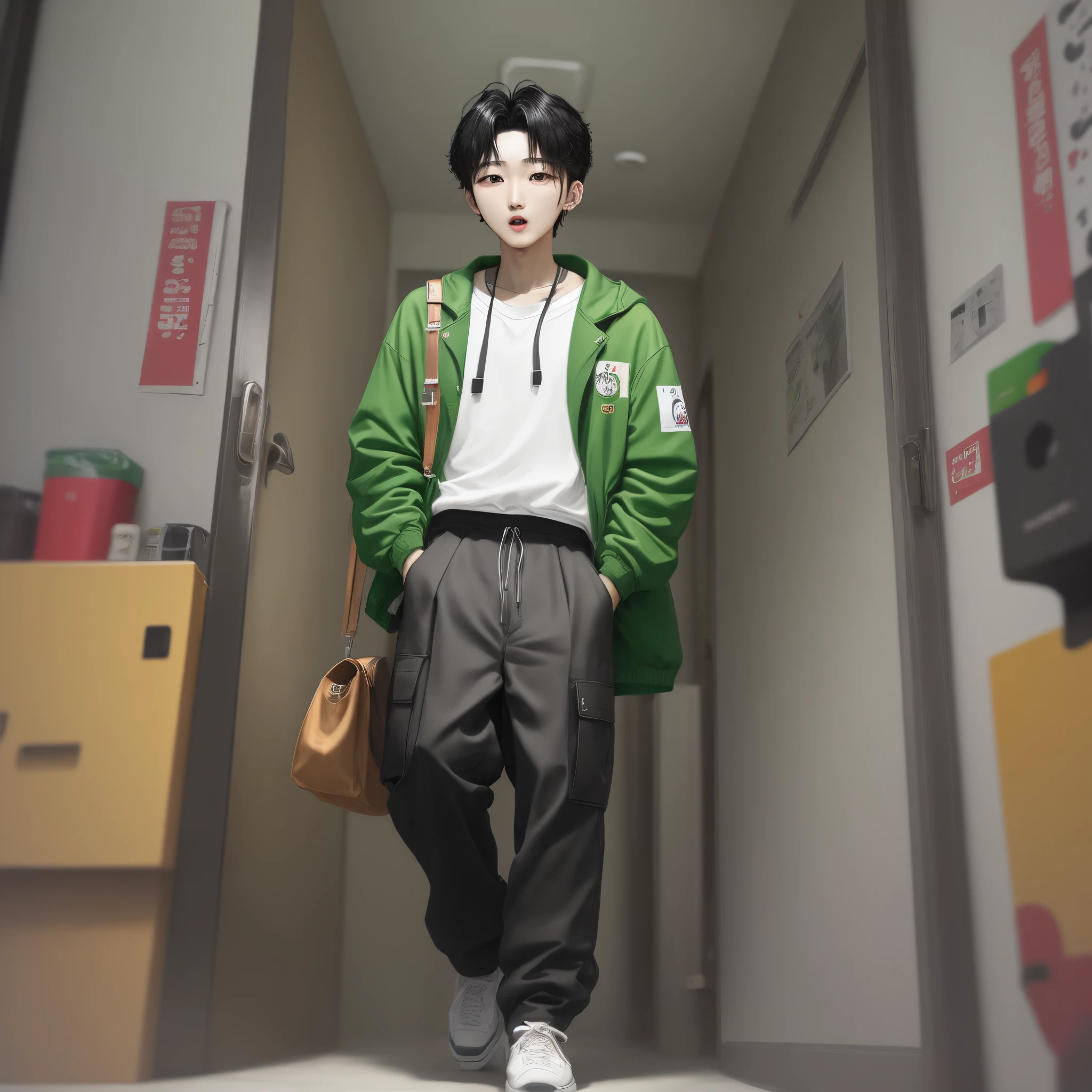 Gaeul ive hada color verde