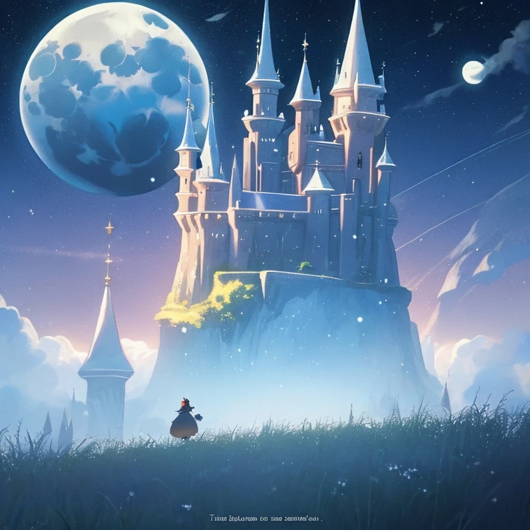 Fantastical fairytale natta a moon firmament