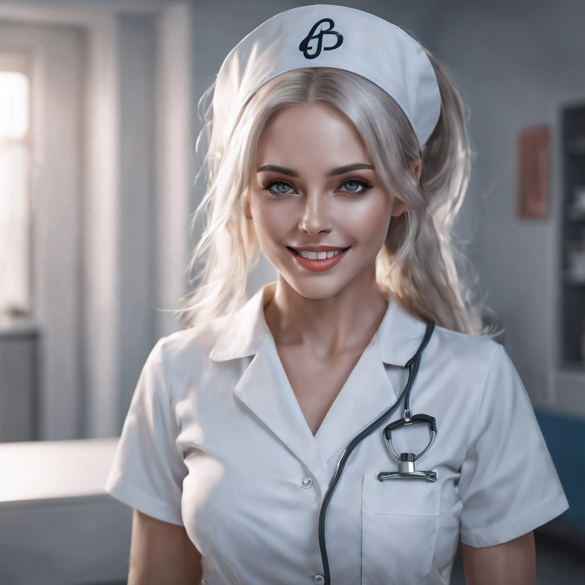 score_9, score_8, score_7_up, 1girl, 1boy, magnificent body, supreme pleasure, cute smile, crazy sex with a beautiful sexy nurse, hard fucking