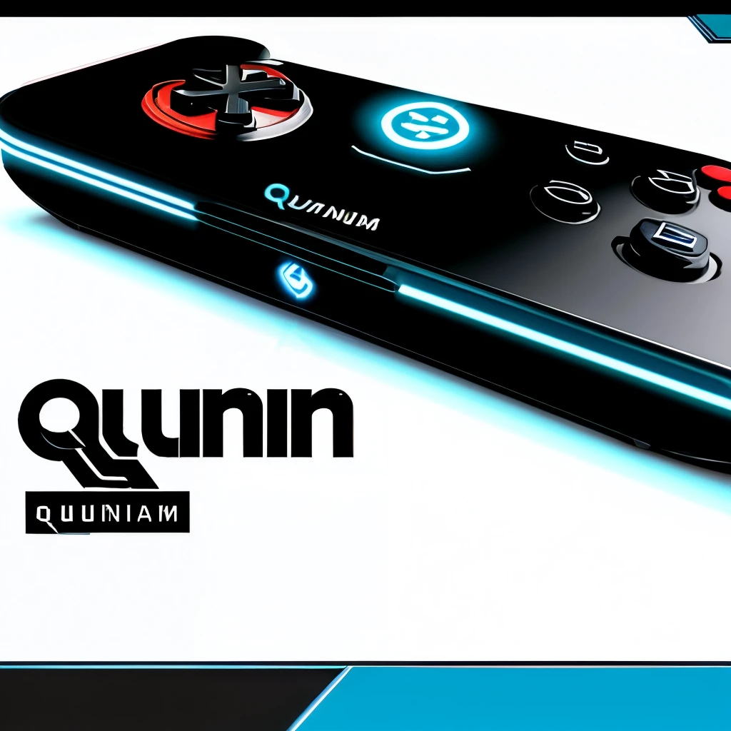 Gaming logo with the text quantum