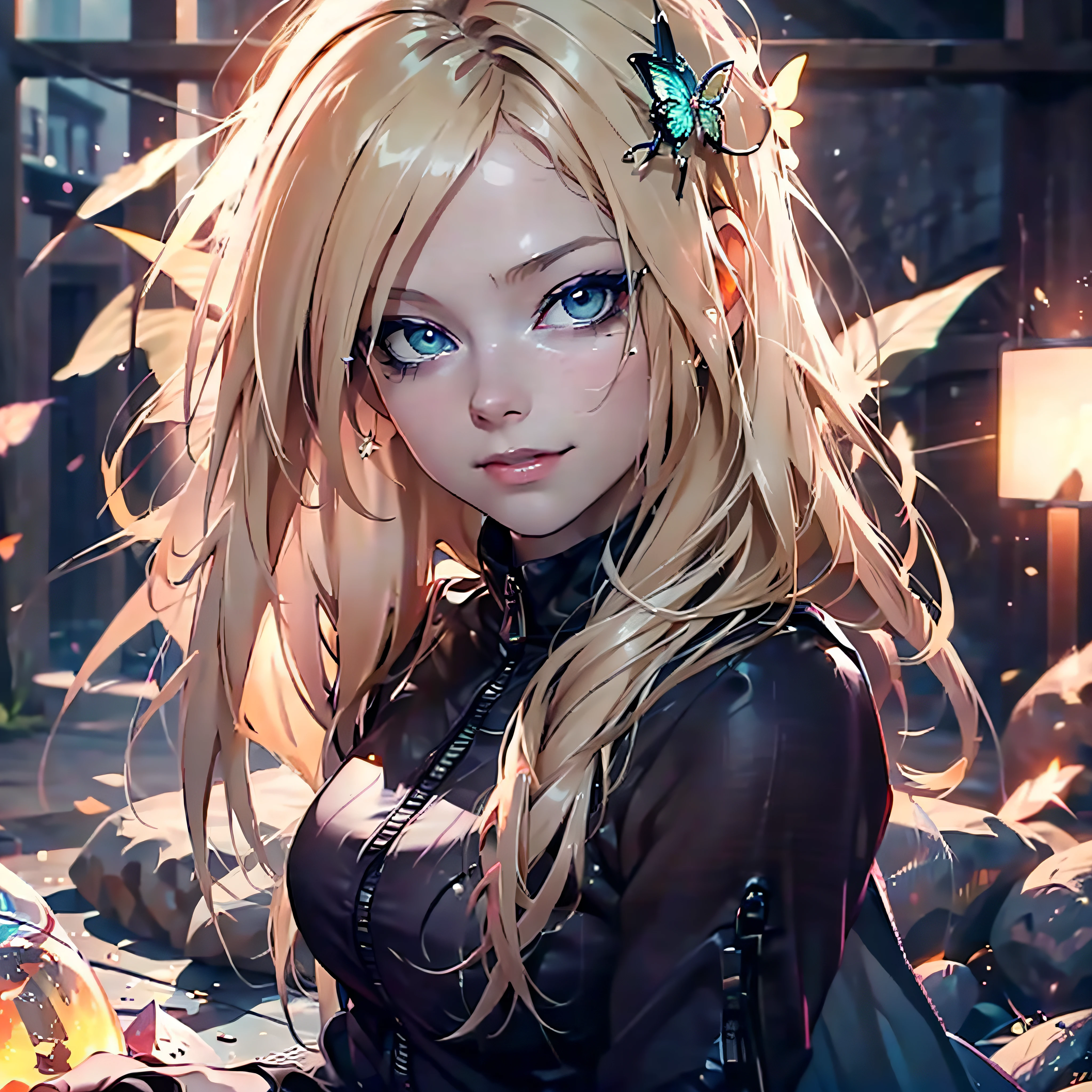 Fox Ears, very cute, Blonde Hair, Big smile, One girl, 1. Goddess Athena, The beautiful, flawless face of the goddess Athena, delicate yellow nightgown, Lots of sexy black lace detailing、Long sheer sequined nightgown, A beautiful pale red silk half veil, Legends of female saints, Icons of female saints, Beautiful goddess-like glitter, Dark and mysterious version, Vermilion lips, Plump red lips, ((口をclose:0.9)), Complete teeth, Symmetrical incisors, Bright white teeth, ((Angry face:0.8)), delicate and beautiful pino detailing, delicate and beautiful lip detail, (Pure and perfect face: 1.9), Female Eucharist, Round Breasts, 大きくてRound Breasts, Phoenix Brooch, Long, flat bangs, Long black hair, Beautiful, clear face and well-proportioned eyes, (Pale pink eyes with transparent irises: 1.8), (Big round eyes and makeup, Sexy wet eye makeup, So beautiful、Careful hair and makeup, long and delicate blonde hair, delicate, Body image: 1.8), shape: Brilliant and, (The stars that make up the sky々: 1.7), (The Gate of Heaven and Imaginary Time and Space: 1.8), Imaginary art, RAW Photos, hanfu pictures, Best Photos, High resolution, 最high quality, Best Photos, Best Goddess Quality, 8k female, Super 8 Single Saint Portrait, The most true color scheme, masterpiece, Best Beauty Brands, Best Hair Jewelry, Brand real photo, Dark studio, Border Light, Two-tone lighting, (Rosy white skin: 1.4), (High skin detail: 1.1), 8k uhd, SLR, Soft Light, 8k, high quality, Frank, Smooth and sharp volume, 10x more pixels, Sexy Goddess, Sexy Goddess, (Background Space: 1.8), (The most beautiful aurora eye: 1.7), Beautiful Eyes, The aurora is beautiful and flower-like, (Beautiful single women: 1.8), (see here:0.8), close, Approaching the Goddess, Clear and unrealistic