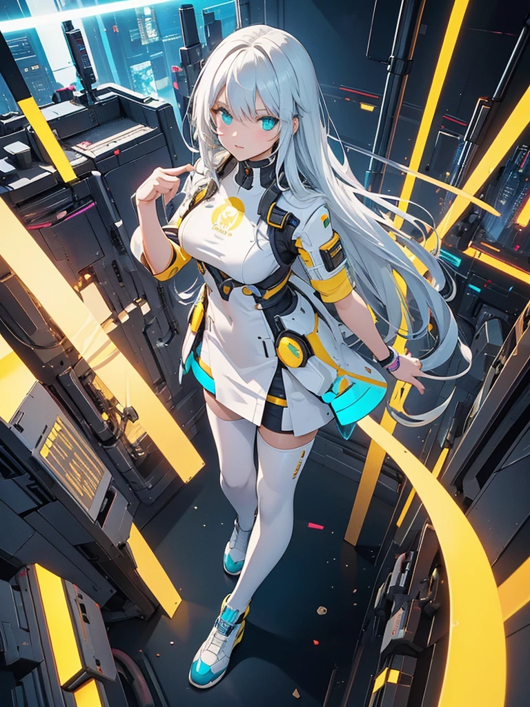 Circular image, (Representative work: 1.3), (Best Quality: 1.2), (Ultra Fine Illustration: 1.2), (Masterpiece), High Quality, High Definition, (SOLO: 1.4), (Circle image)), [(White background: 1.1): 5], [(Cyberpunk: 1): 5], [(Game Character Portrait: 1.2): 5]

{1 girl}, {solo}, ((full body)), {{{5 fingers}}}, ((yellow)) long hair (yellow and (white)), long hair, full body, pantyhose, watch viewer, from above, aqua eyes, cyberpunk,