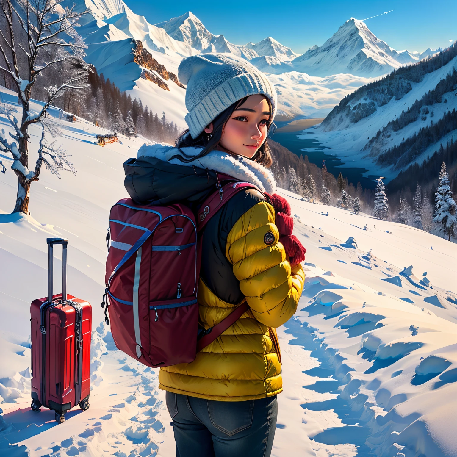 Winter season and travel Nepal